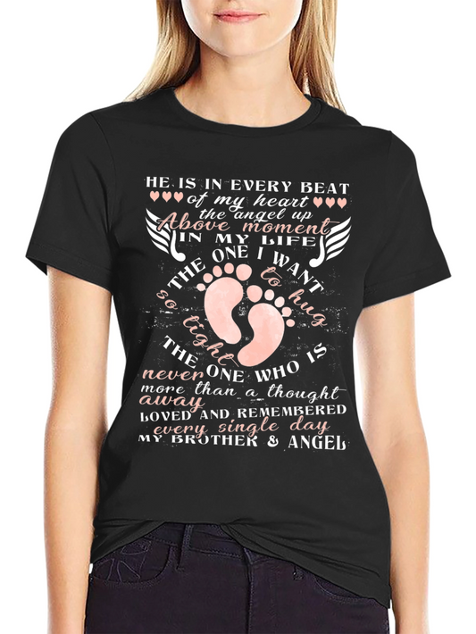 Brother Angel Memorial T-Shirt Heartfelt Remembrance