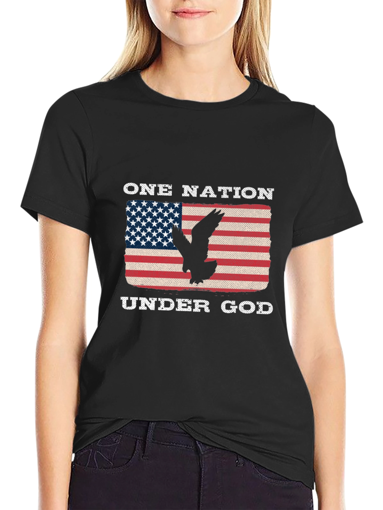 One Nation Under God Patriotic T-Shirt