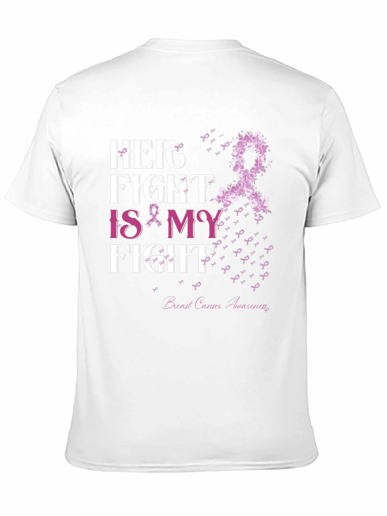 Her Fight is My Fight T-Shirt Breast Cancer Awareness
