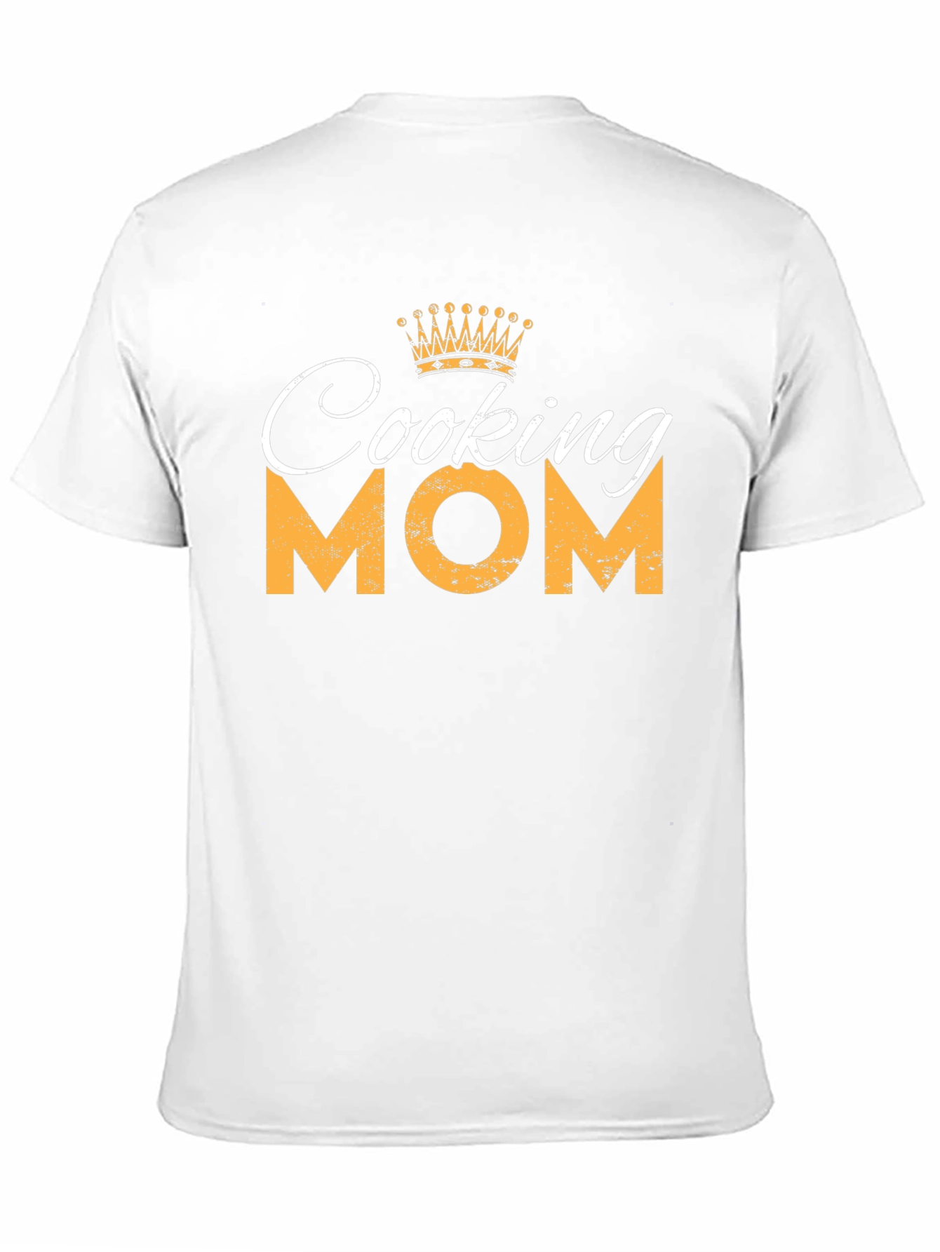 Cooking Mom T-Shirt - Black Crew Neck Tee