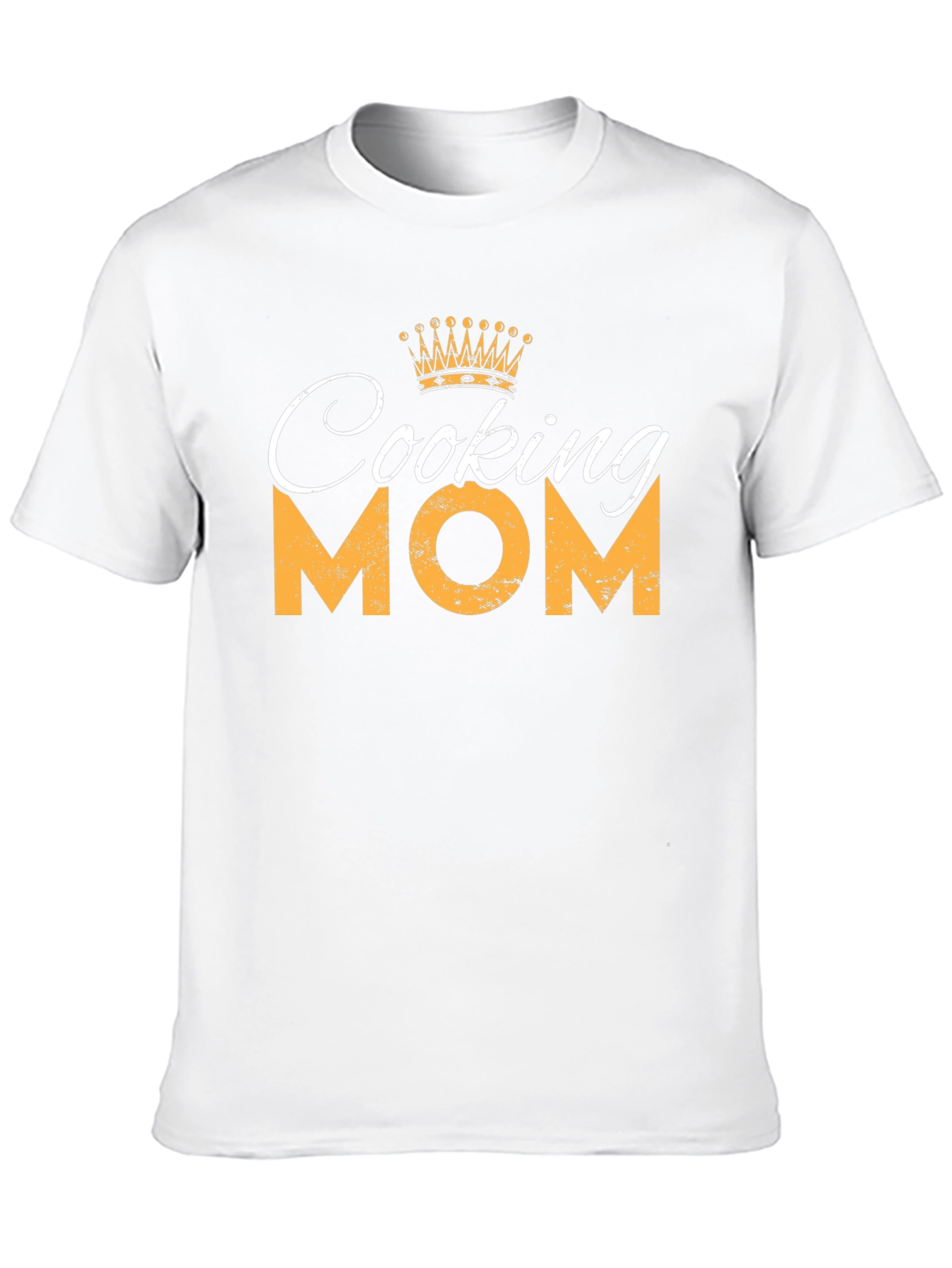 Cooking Mom T-Shirt - Black Crew Neck Tee