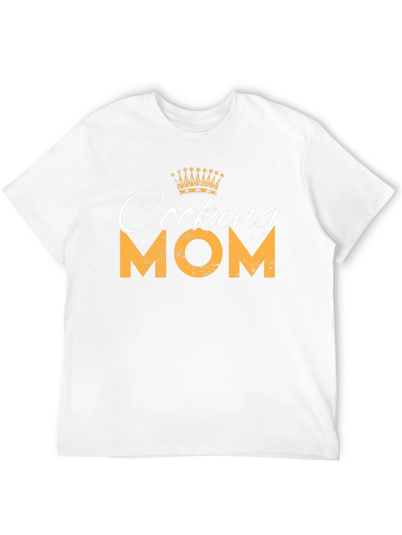 Cooking Mom T-Shirt - Black Crew Neck Tee