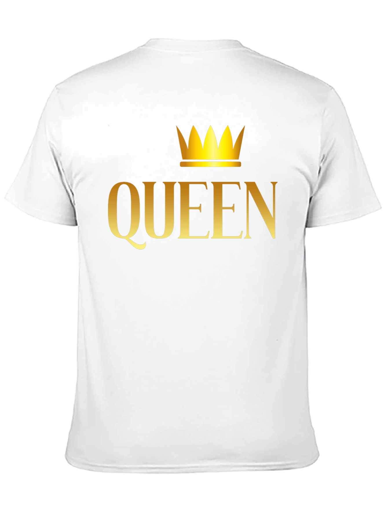 Queen Crown Graphic T-Shirt - Black