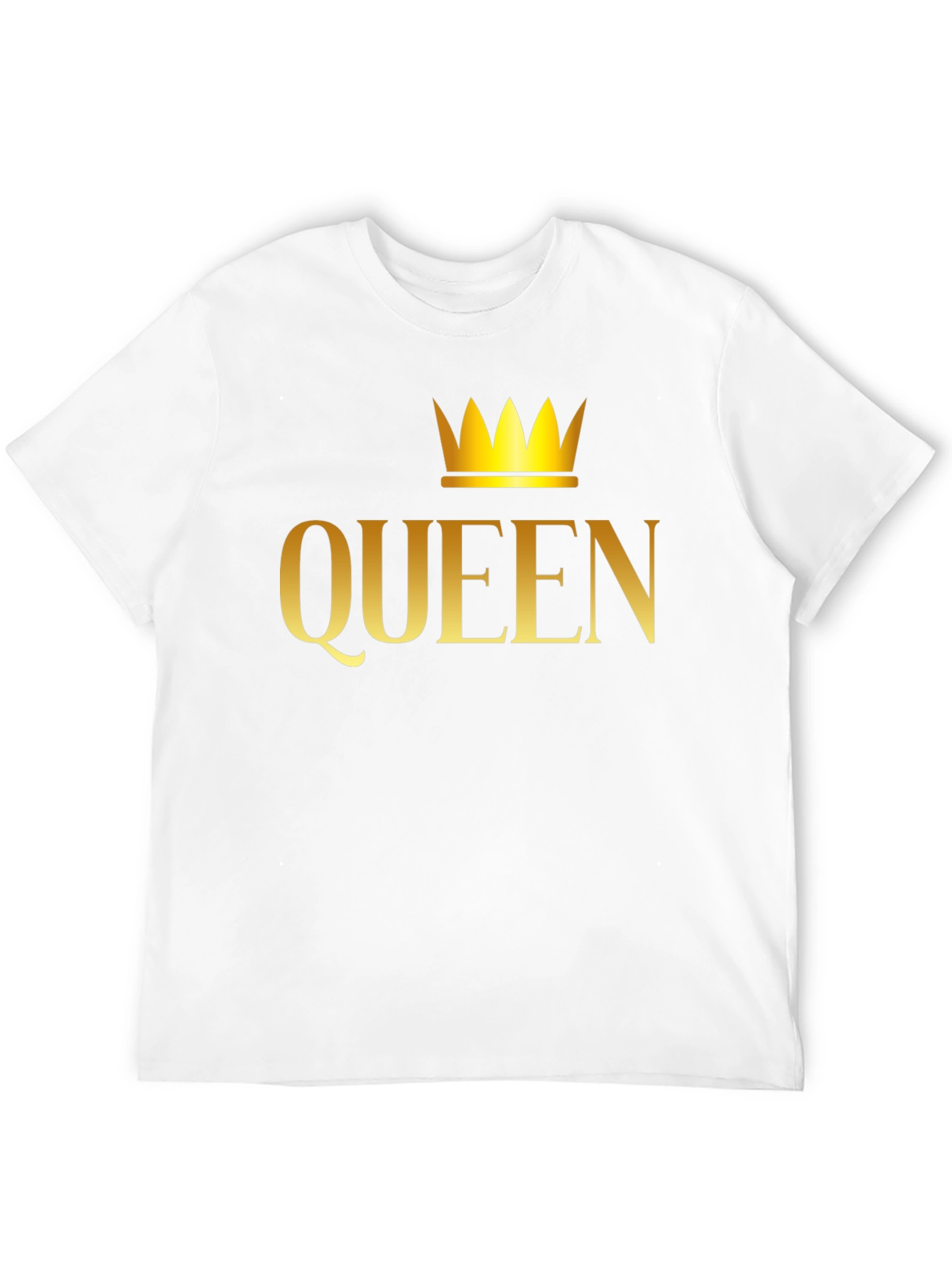 Queen Crown Graphic T-Shirt - Black