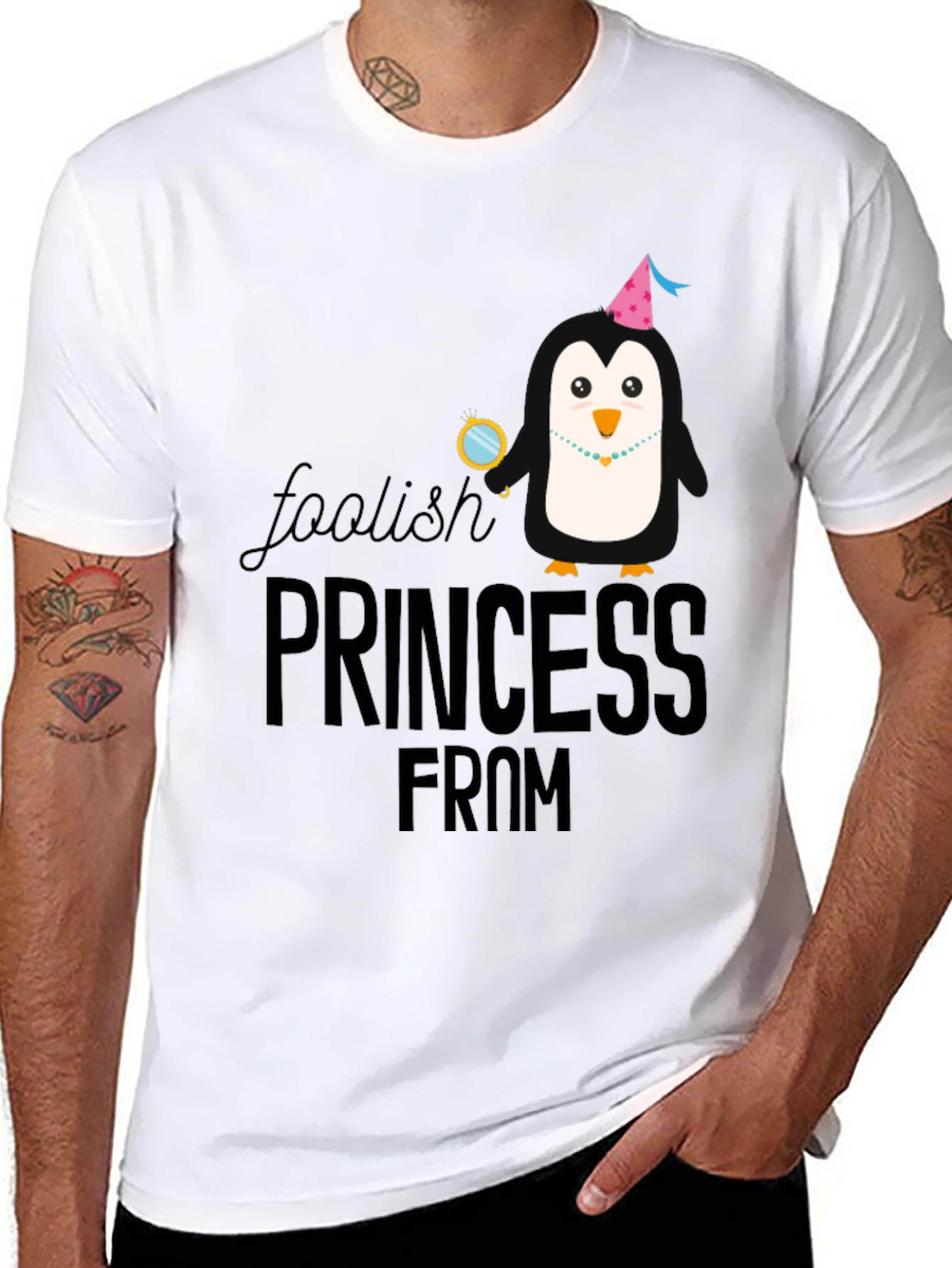 Penguin Princess Graphic T-Shirt