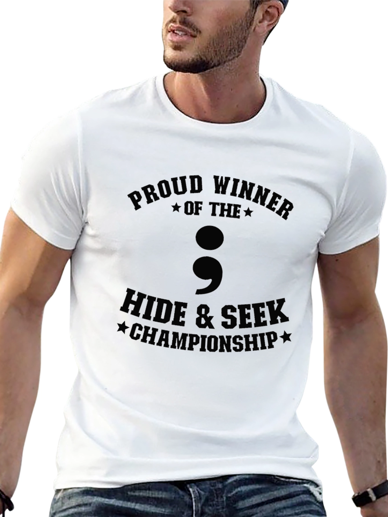 Proud Winner Hide & Seek Champion T-Shirt