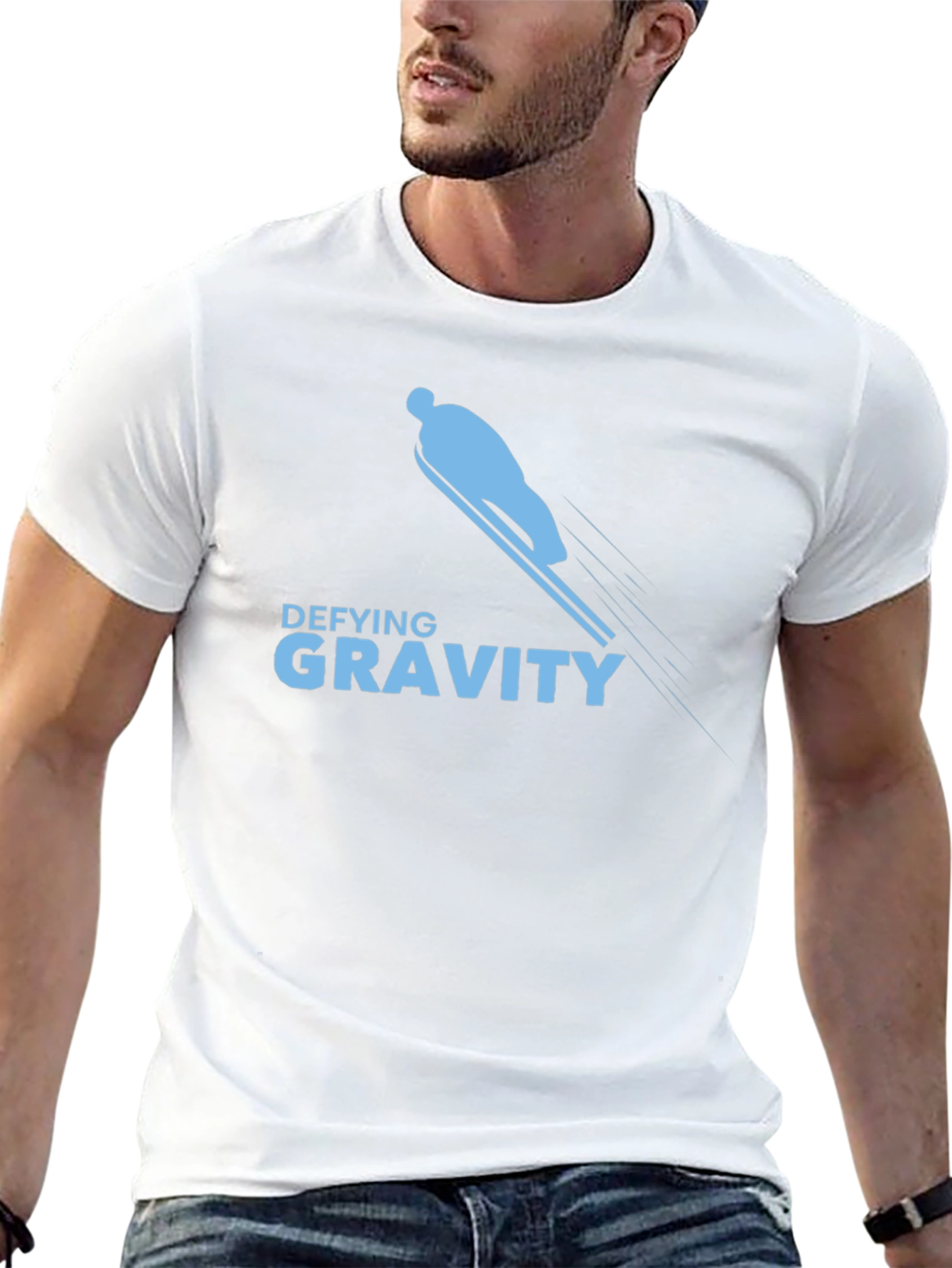 Defying Gravity Graphic Tee - Black