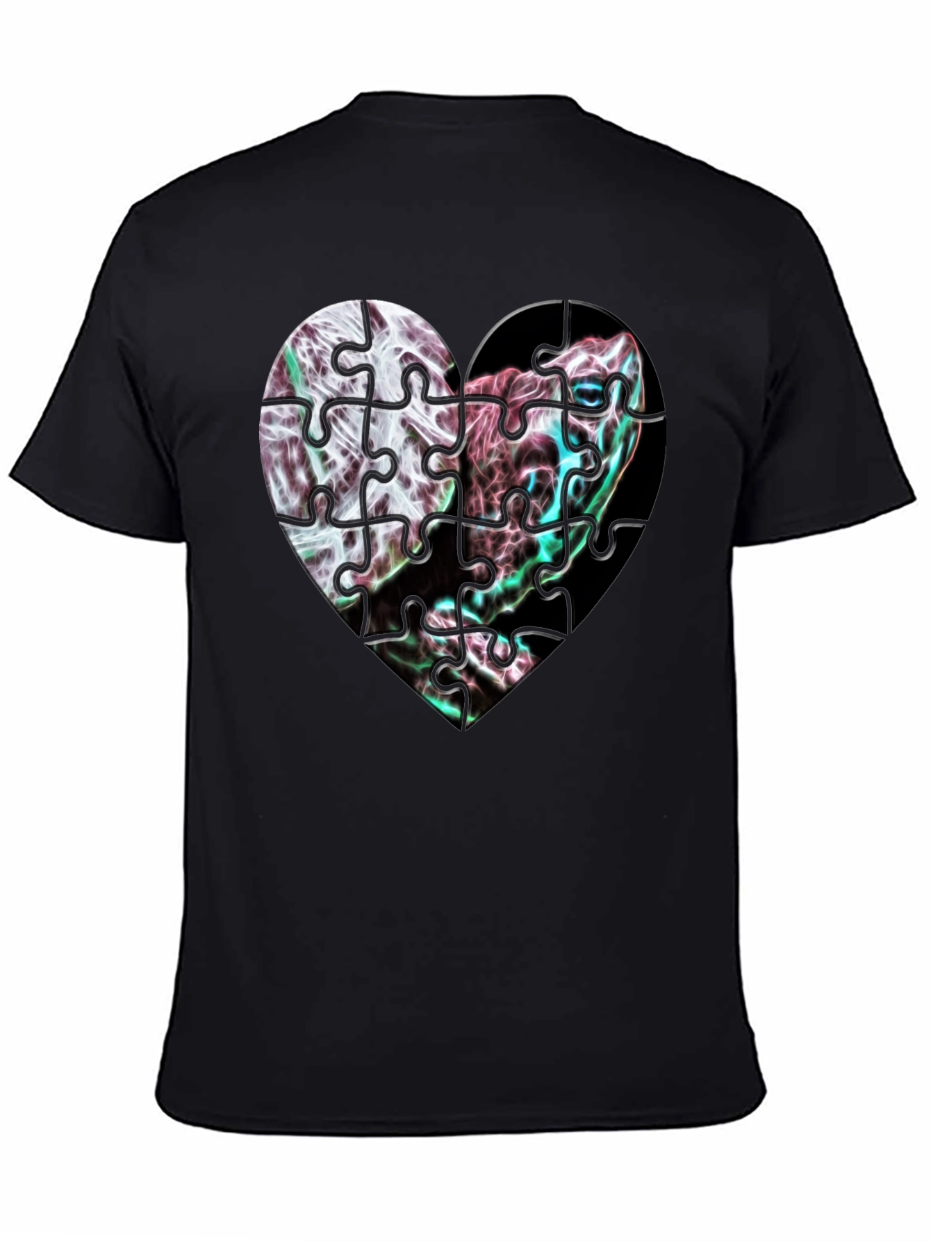 Puzzle Heart Graphic Tee