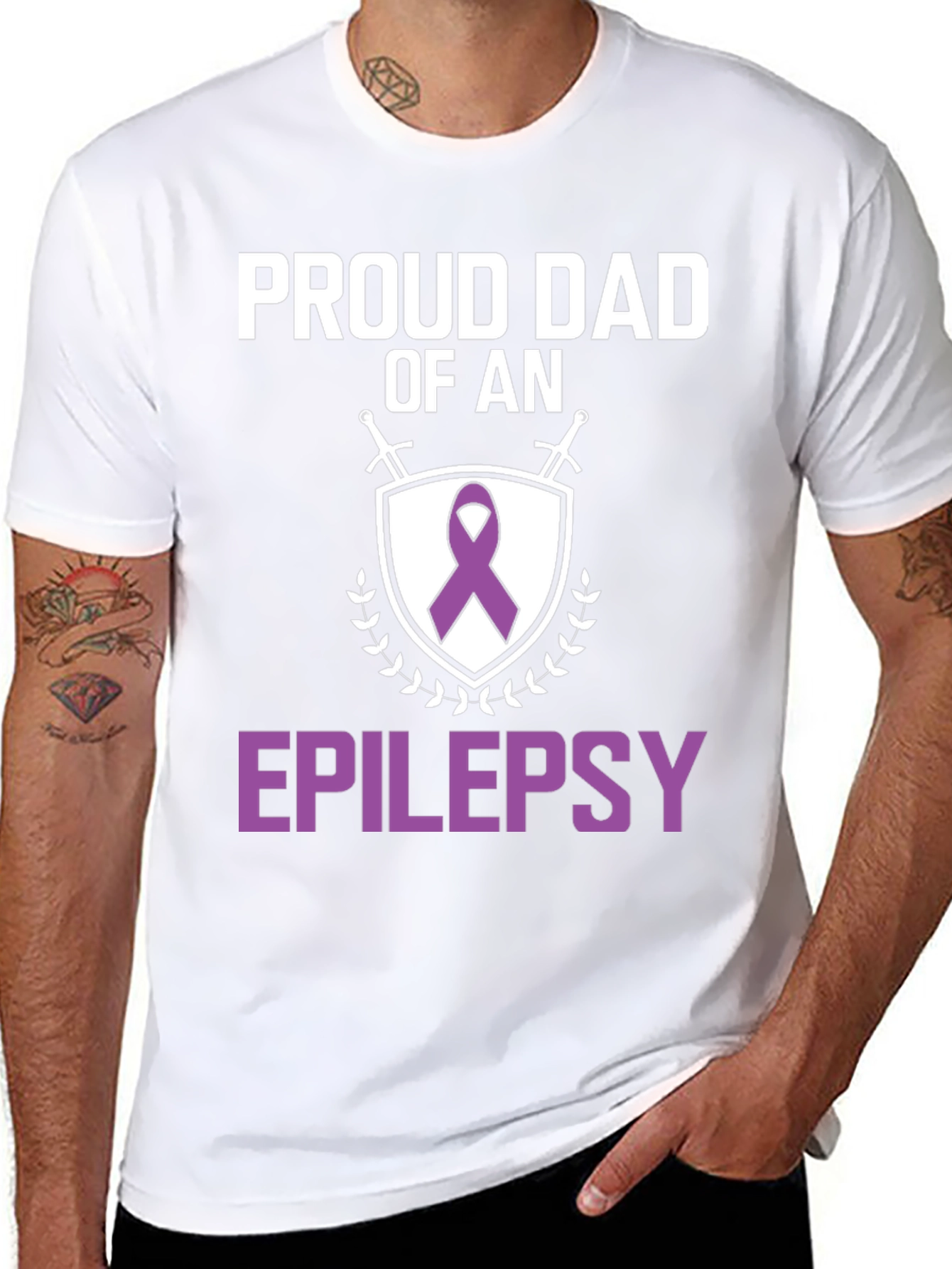 Proud Dad of an Epilepsy Awareness T-Shirt