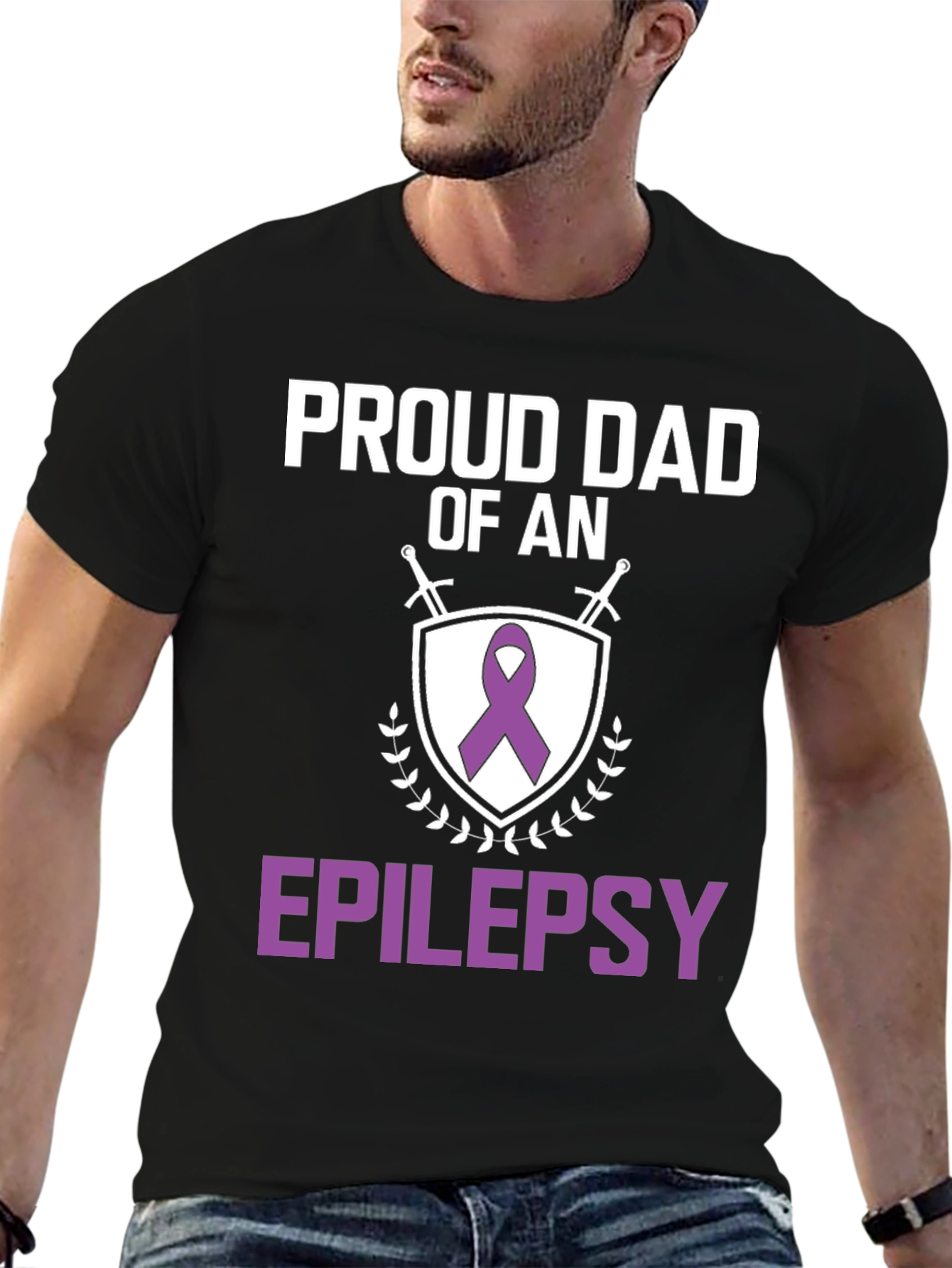 Proud Dad of an Epilepsy Awareness T-Shirt