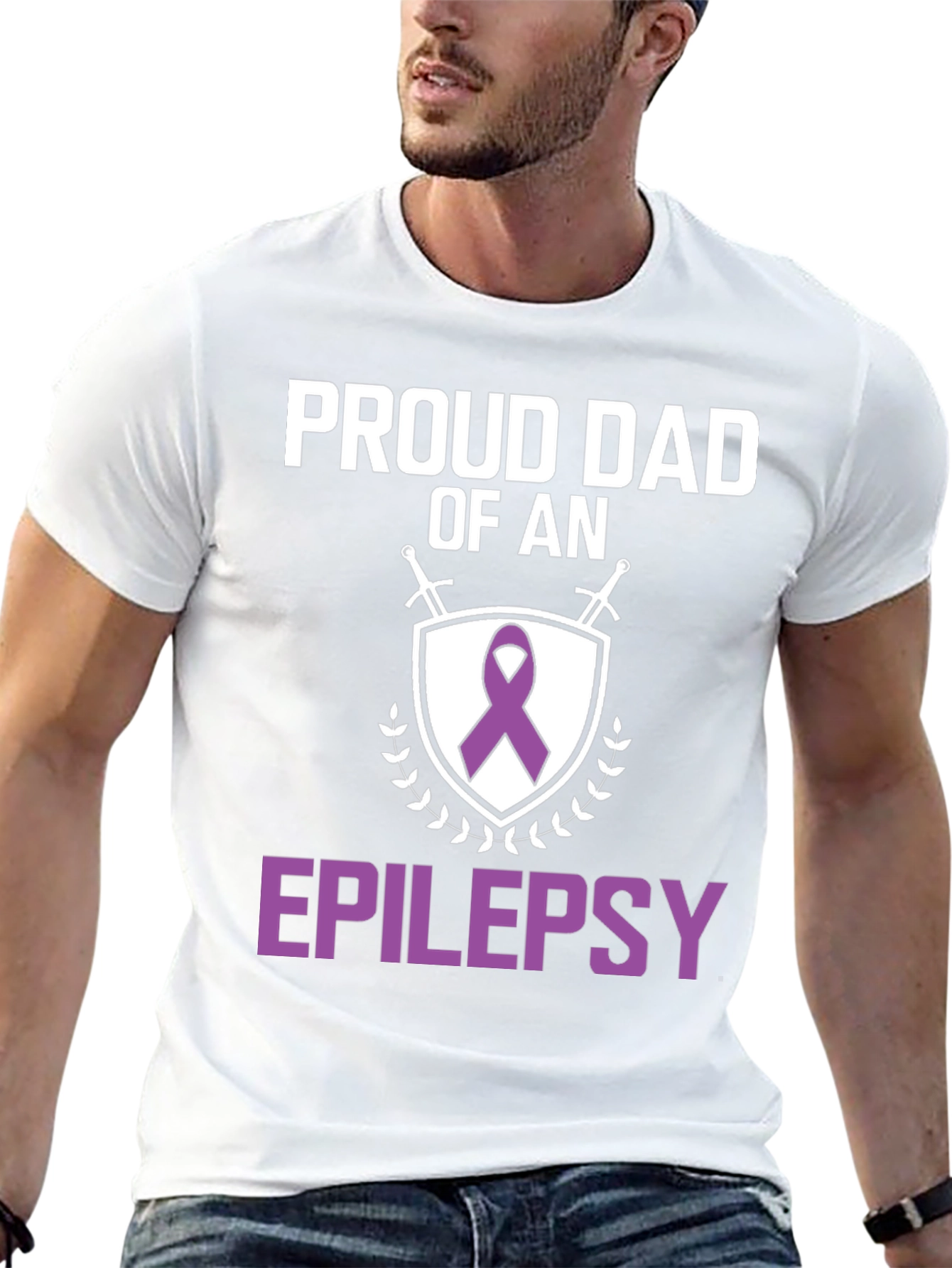 Proud Dad of an Epilepsy Awareness T-Shirt