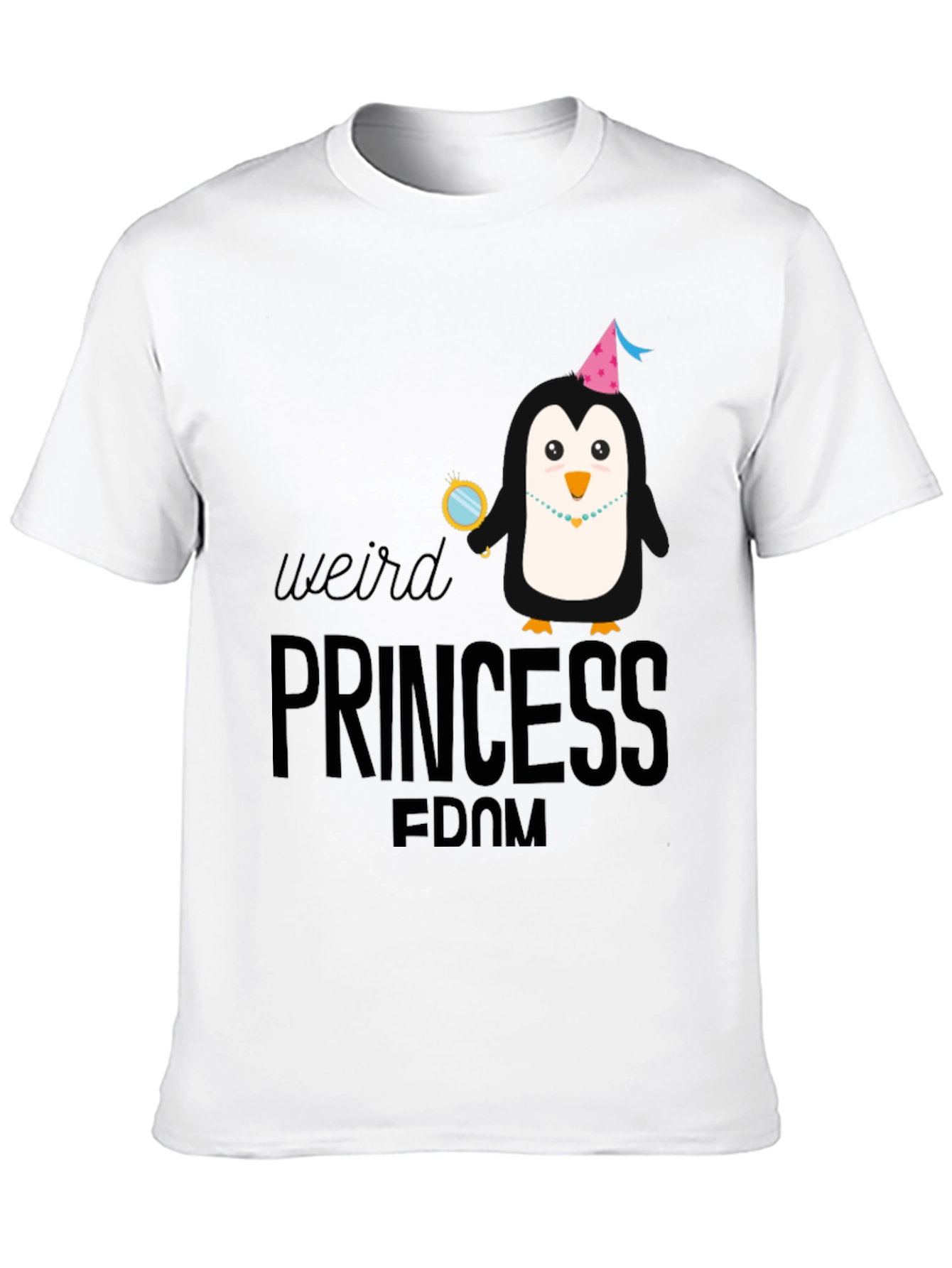 Weird Princess Penguin T-Shirt