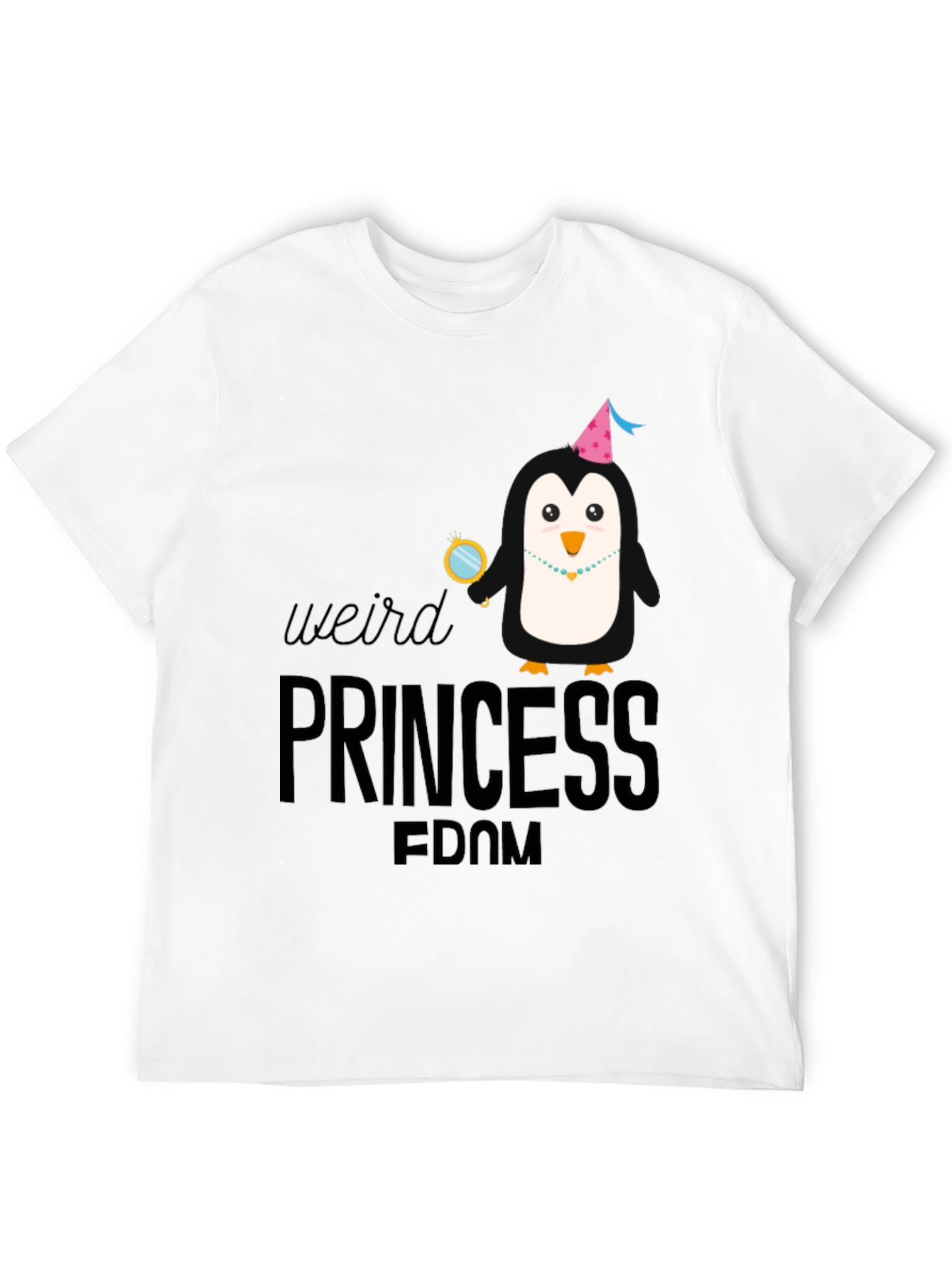 Weird Princess Penguin T-Shirt