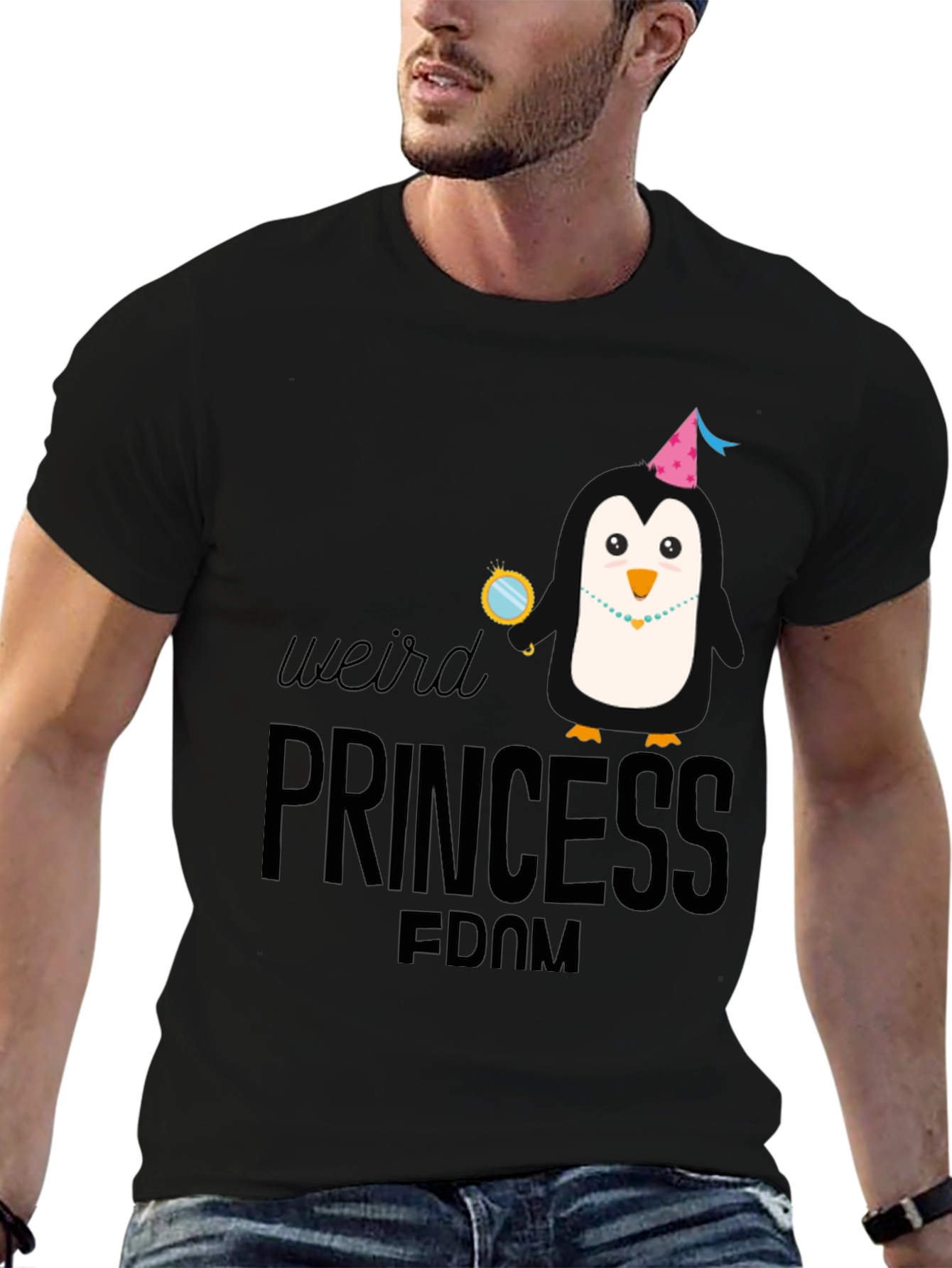 Weird Princess Penguin T-Shirt