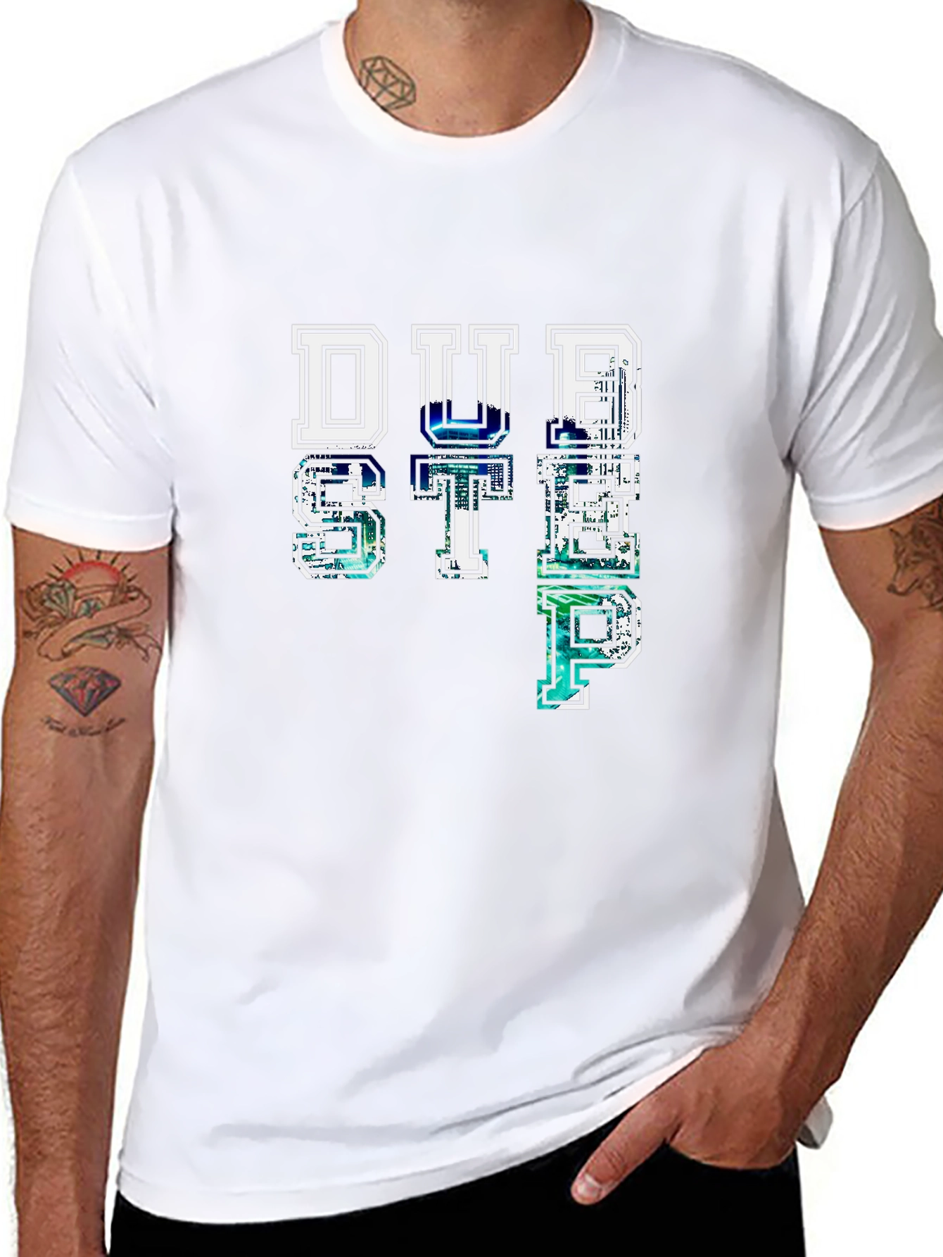 Dubstep Graphic Black T-Shirt