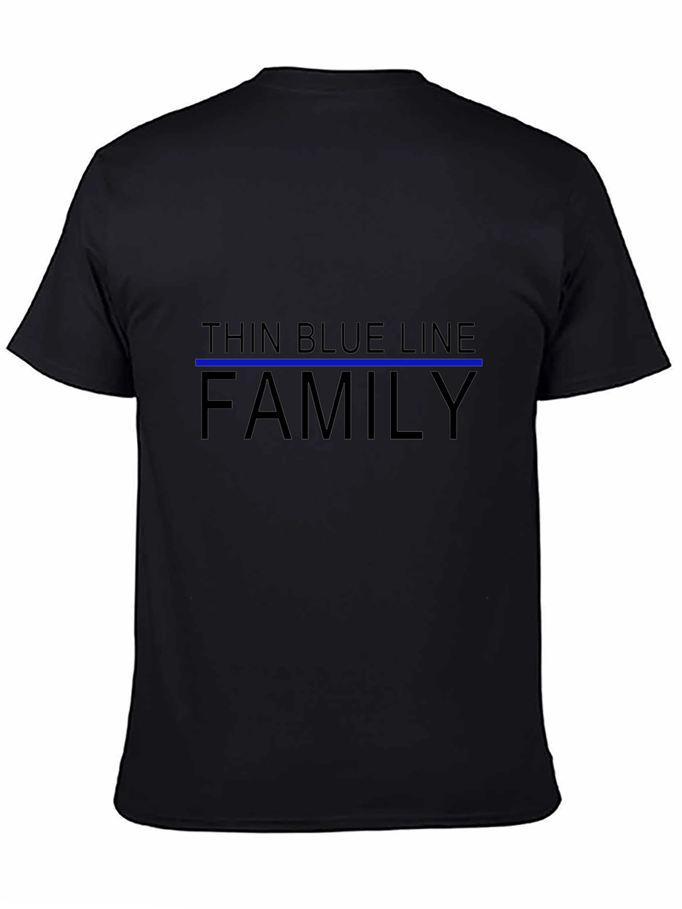 Thin Blue Line Family Black T-Shirt