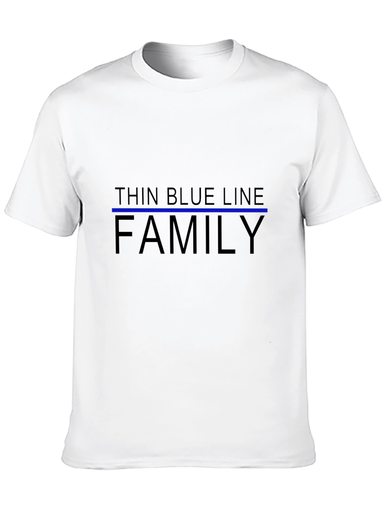 Thin Blue Line Family Black T-Shirt