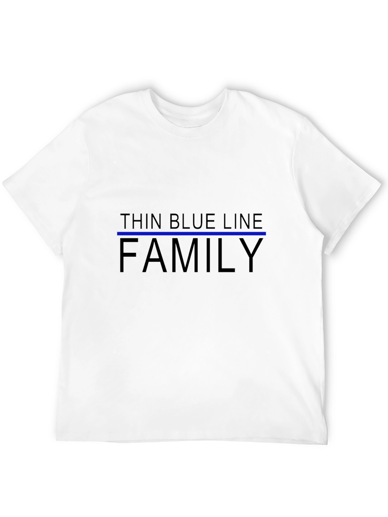 Thin Blue Line Family Black T-Shirt