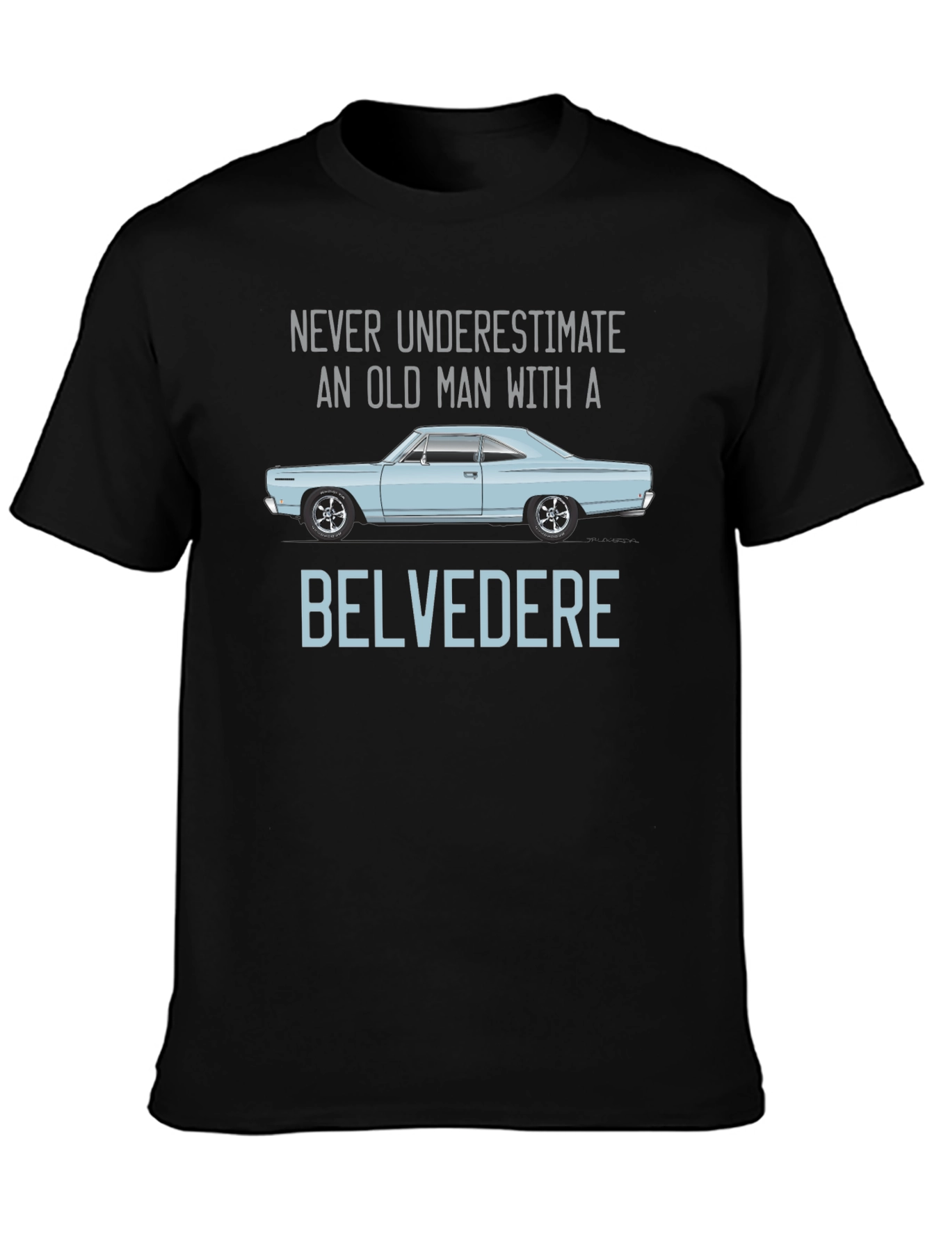 Belvedere Old Man Car T-Shirt