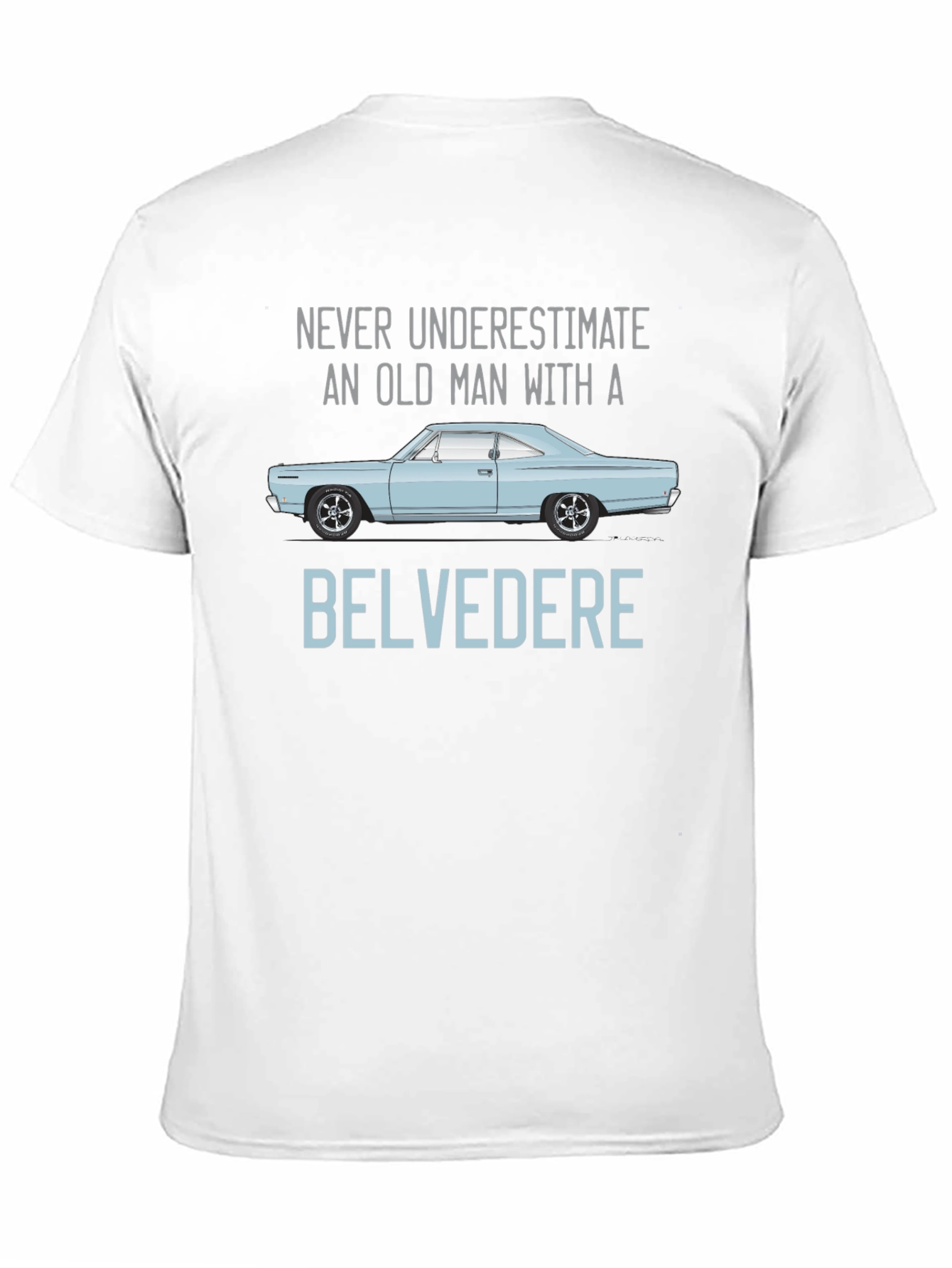 Belvedere Old Man Car T-Shirt
