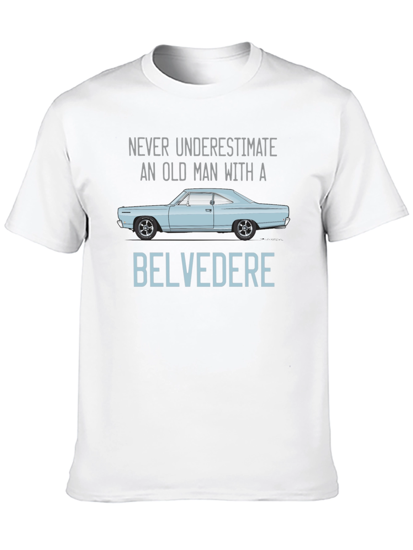 Belvedere Old Man Car T-Shirt