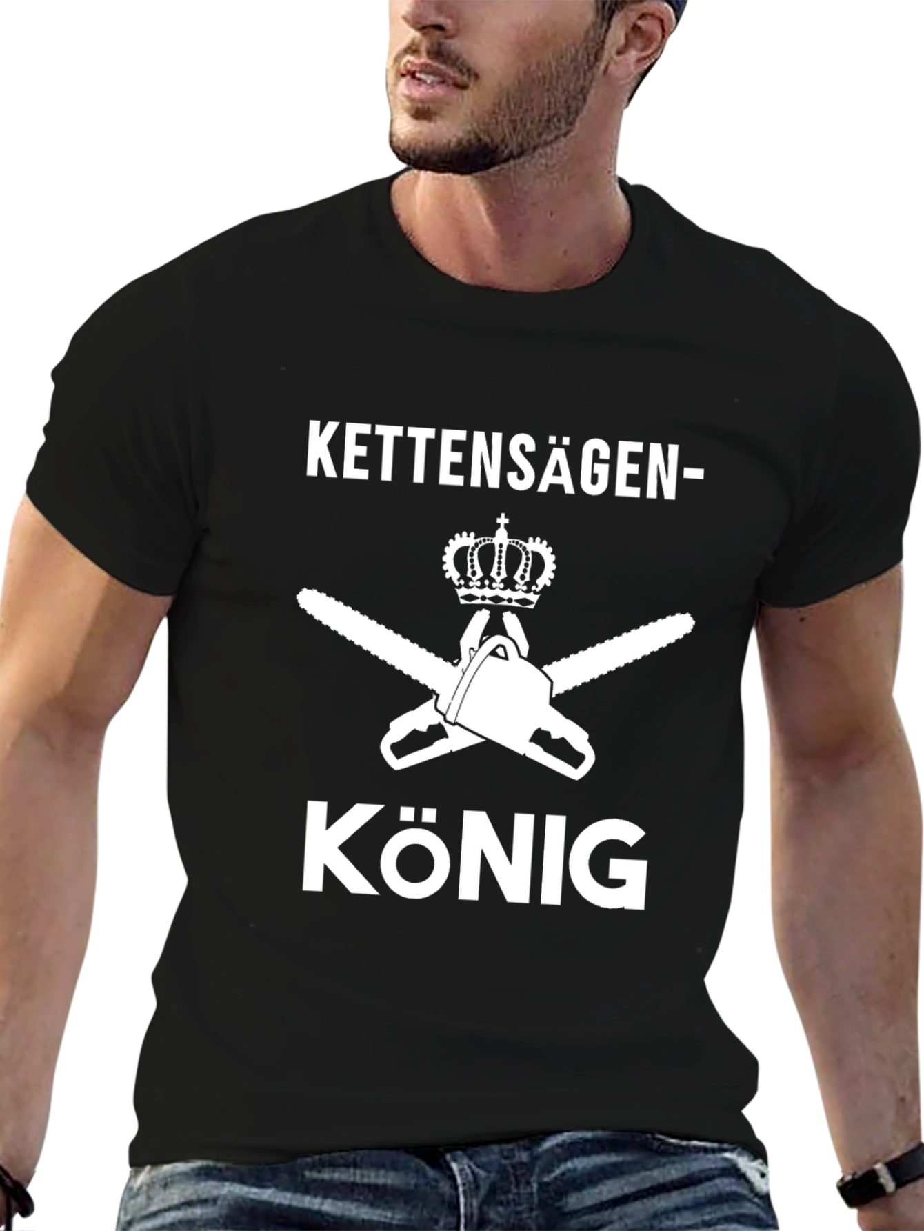 Kettensagen Konig T-Shirt Chainsaw King Tee