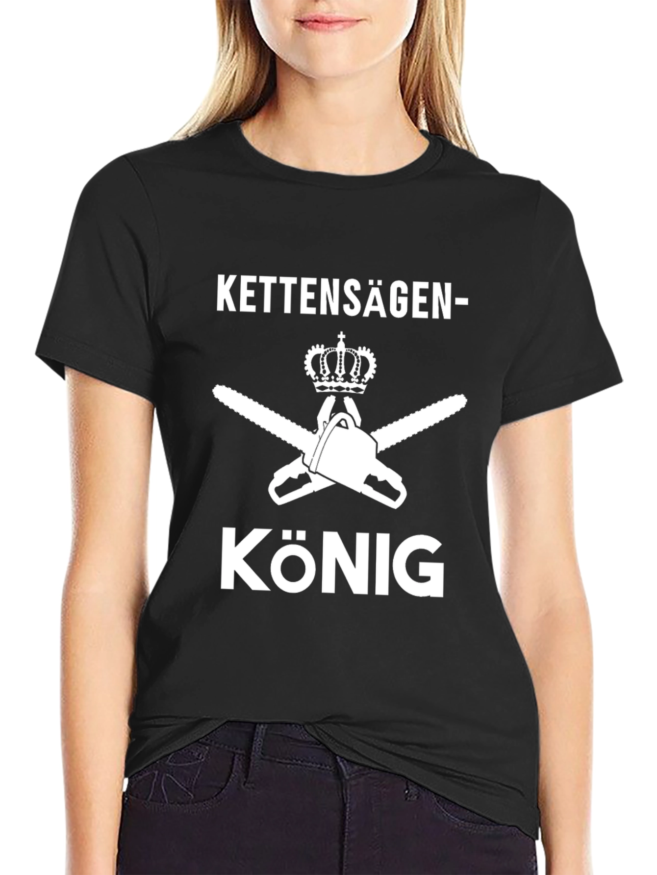Kettensagen Konig T-Shirt Chainsaw King Tee