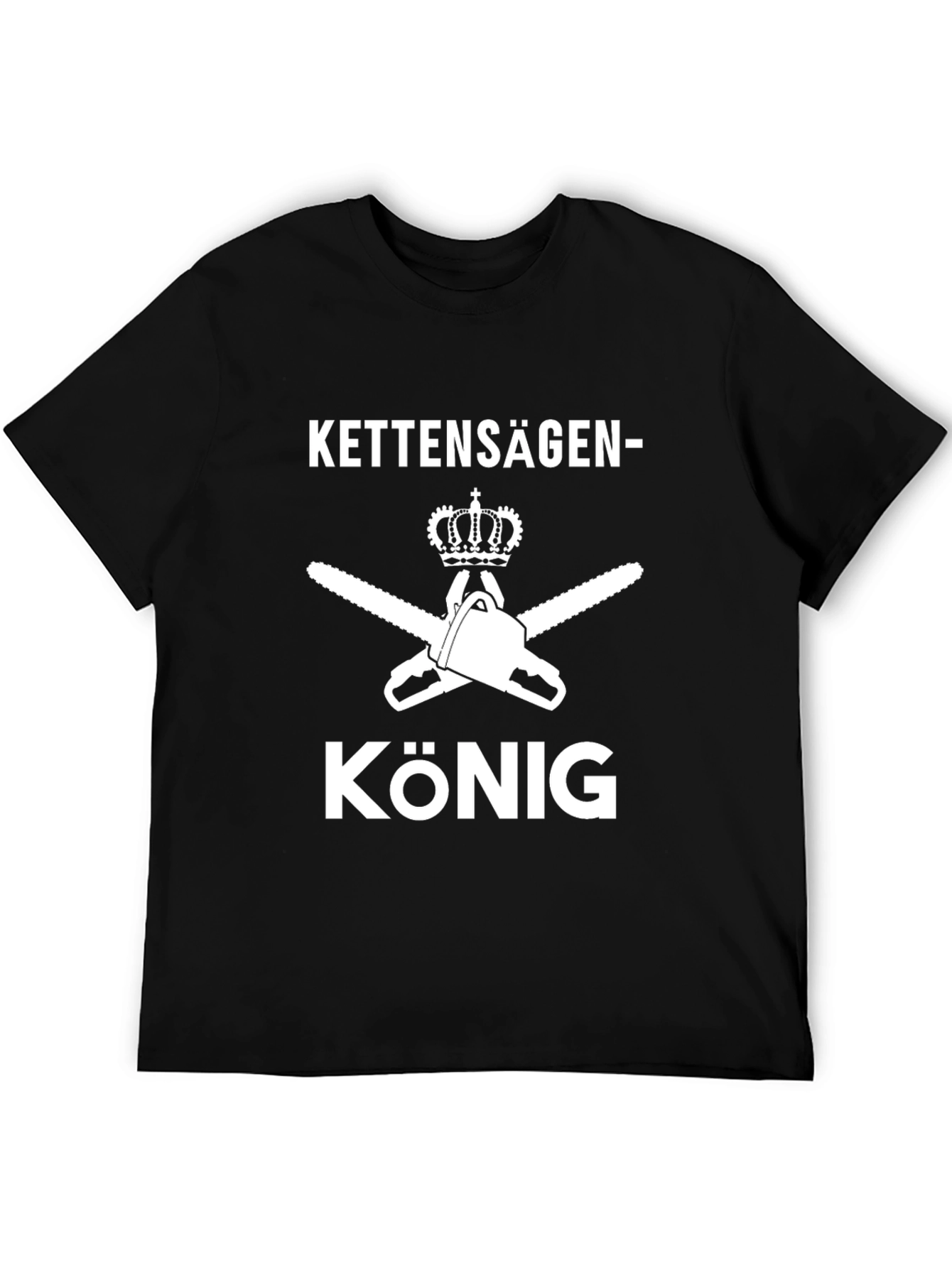 Kettensagen Konig T-Shirt Chainsaw King Tee