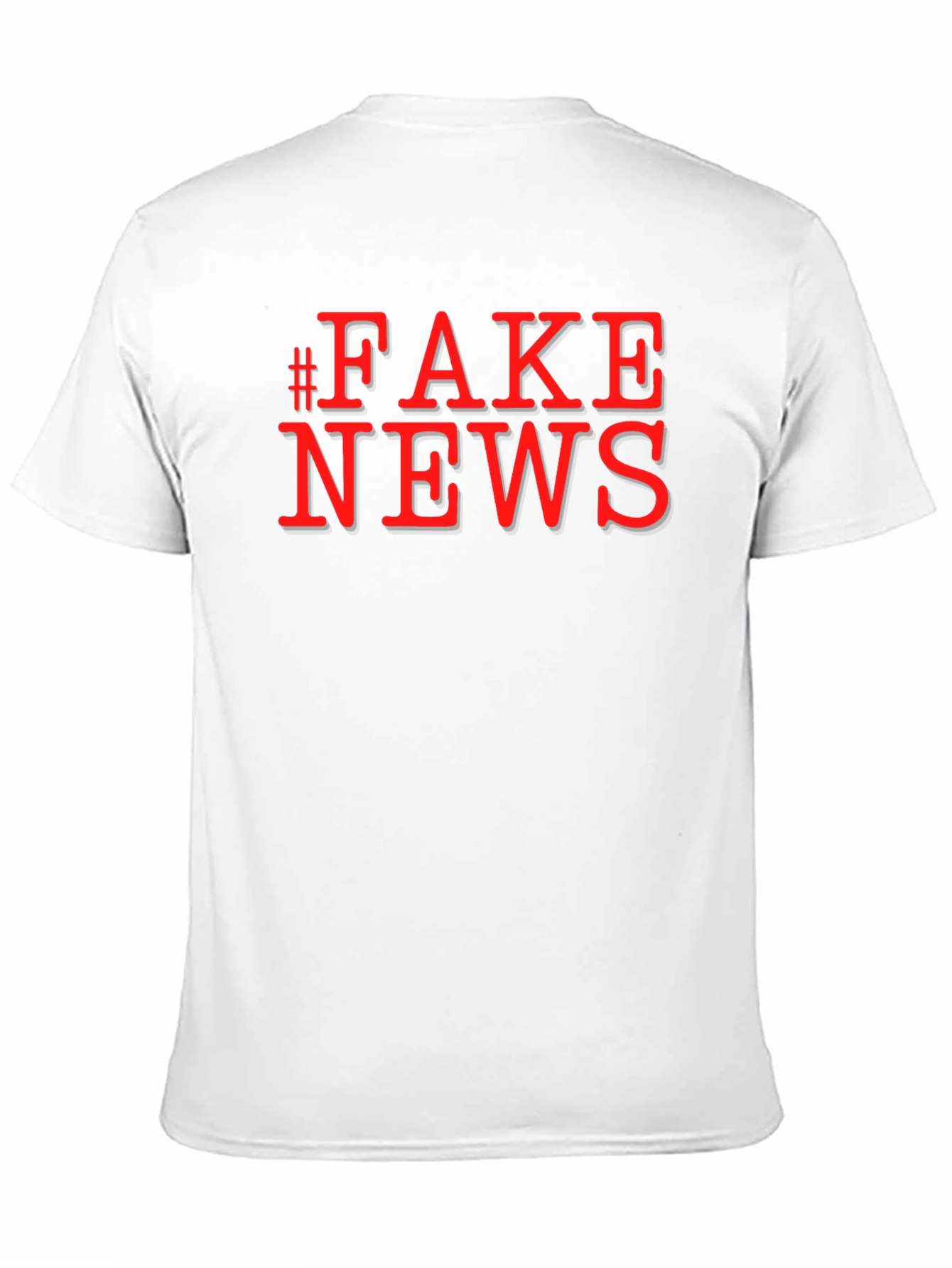 Fake News Graphic Tee - Unisex Black T-Shirt