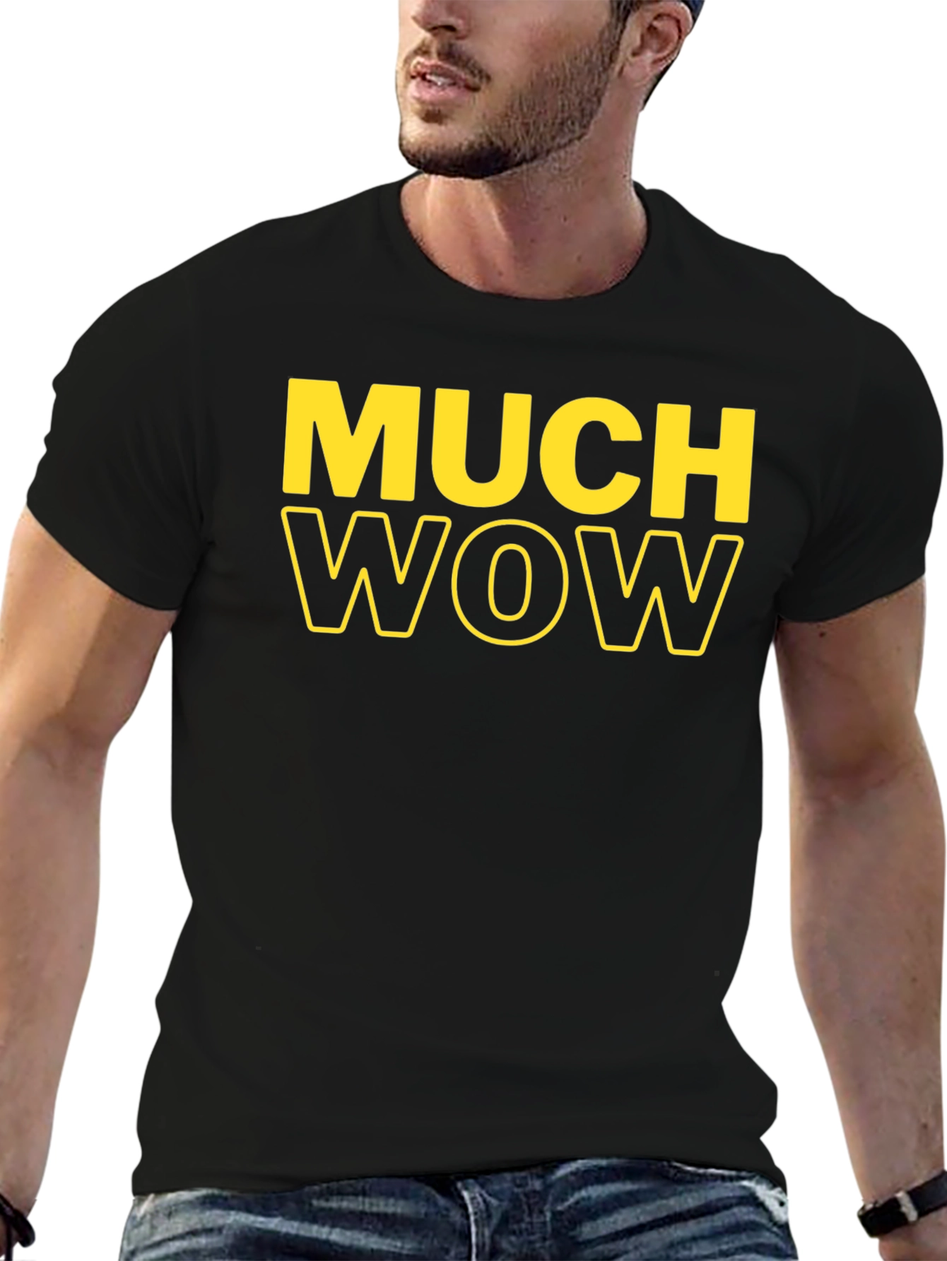 Much Wow Graphic T-Shirt - Funny Doge Meme Tee