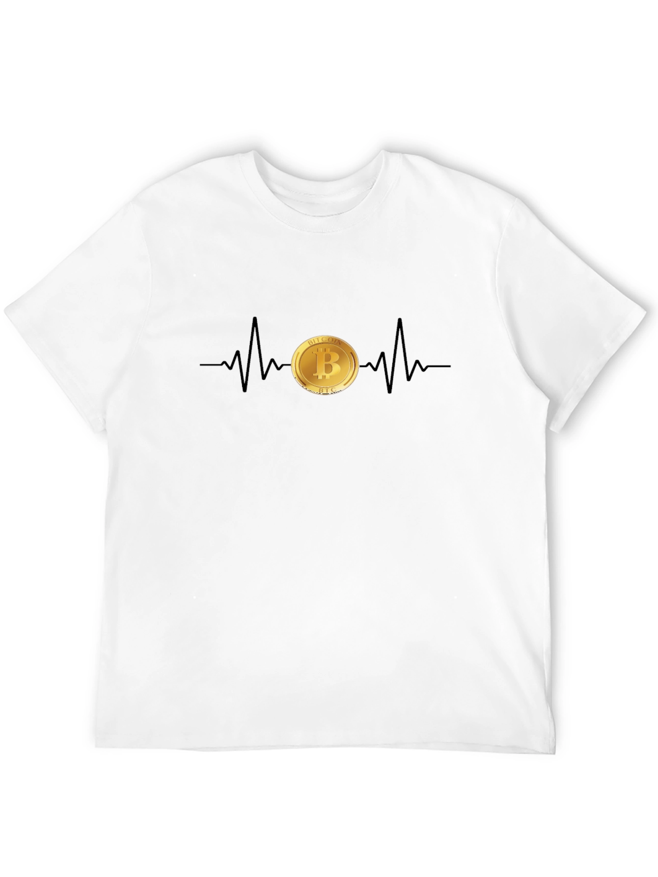 Bitcoin Heartbeat T-Shirt - Crypto Currency Tee
