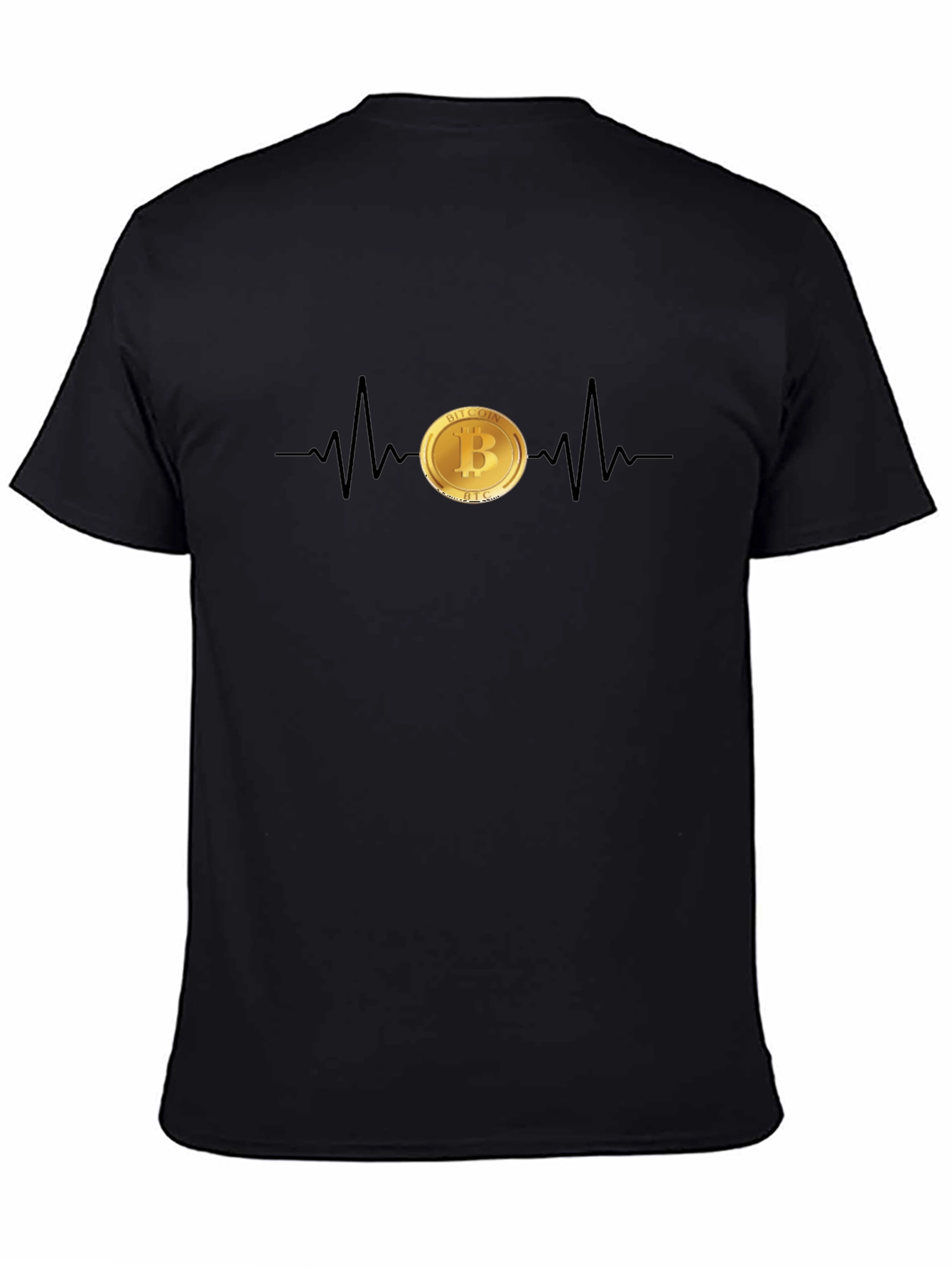 Bitcoin Heartbeat T-Shirt - Crypto Currency Tee