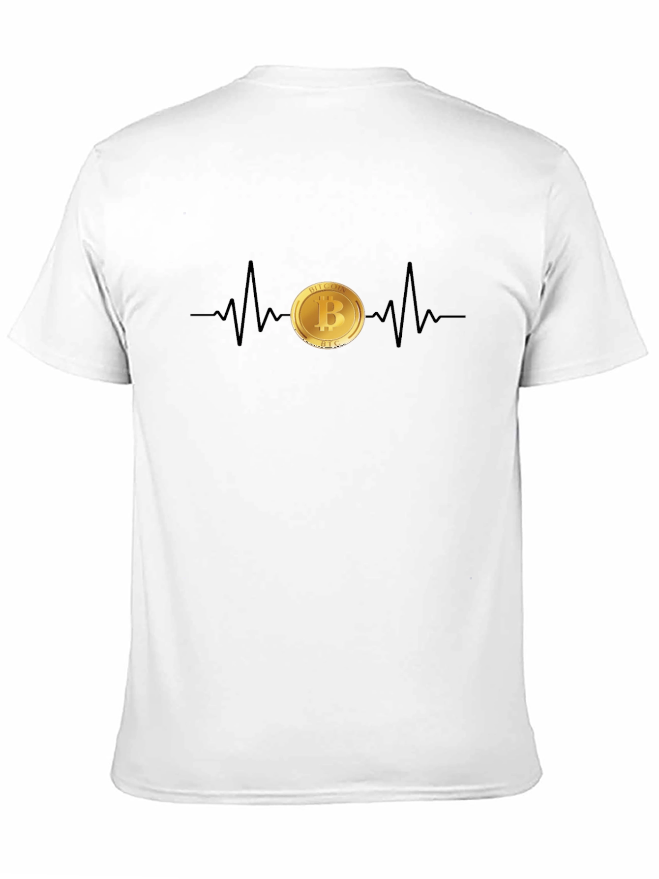 Bitcoin Heartbeat T-Shirt - Crypto Currency Tee
