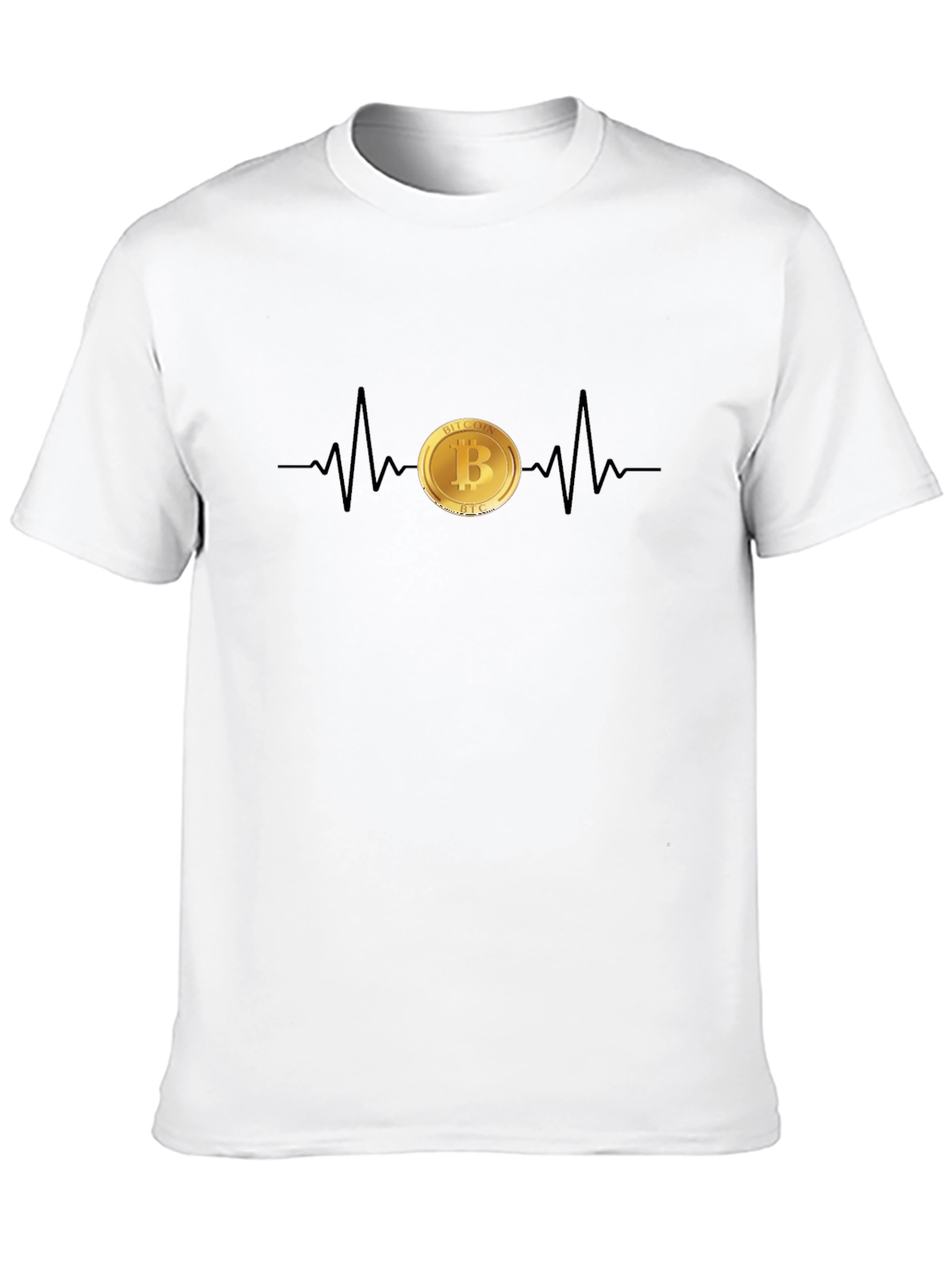 Bitcoin Heartbeat T-Shirt - Crypto Currency Tee