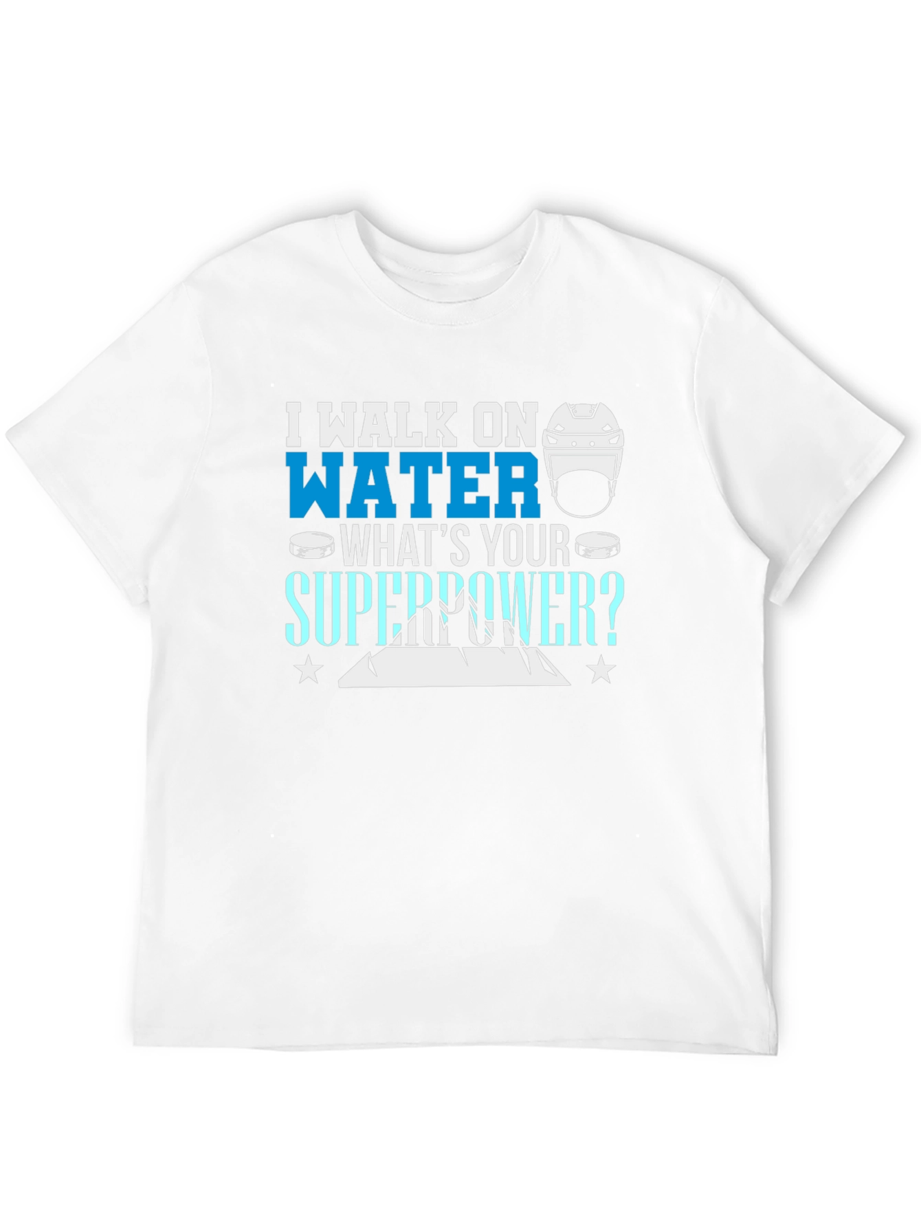 I Walk On Water T-Shirt - Hockey Superpower Tee