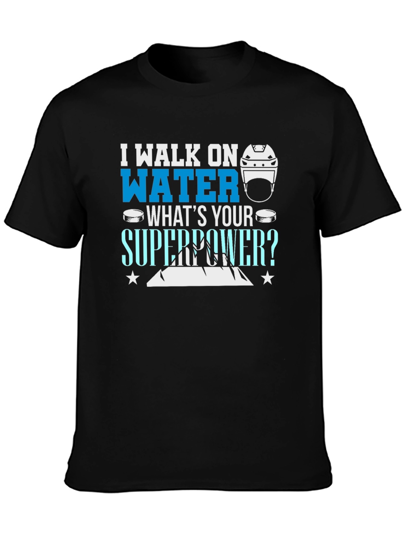 I Walk On Water T-Shirt - Hockey Superpower Tee