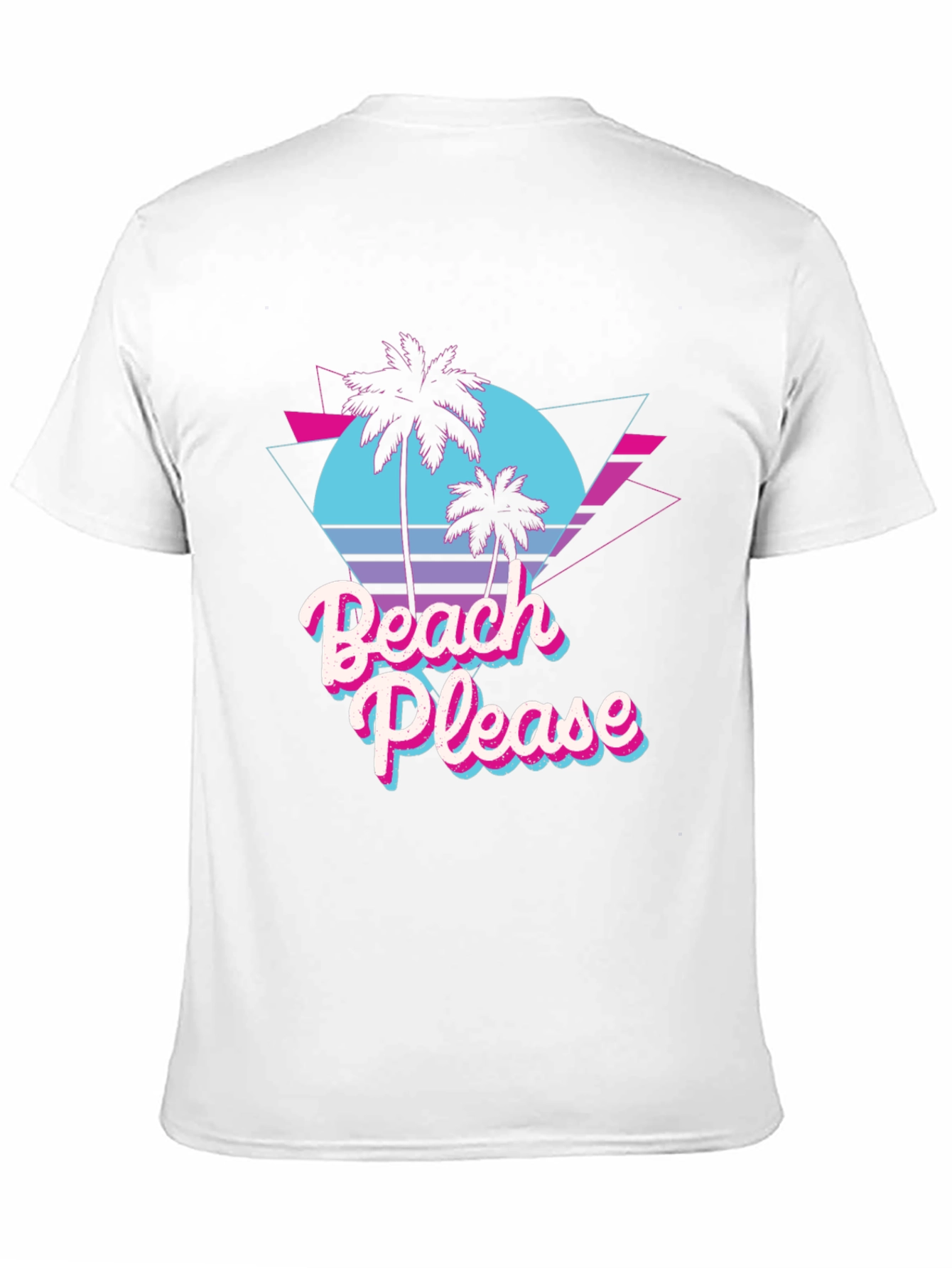 Beach Please Retro Graphic T-Shirt