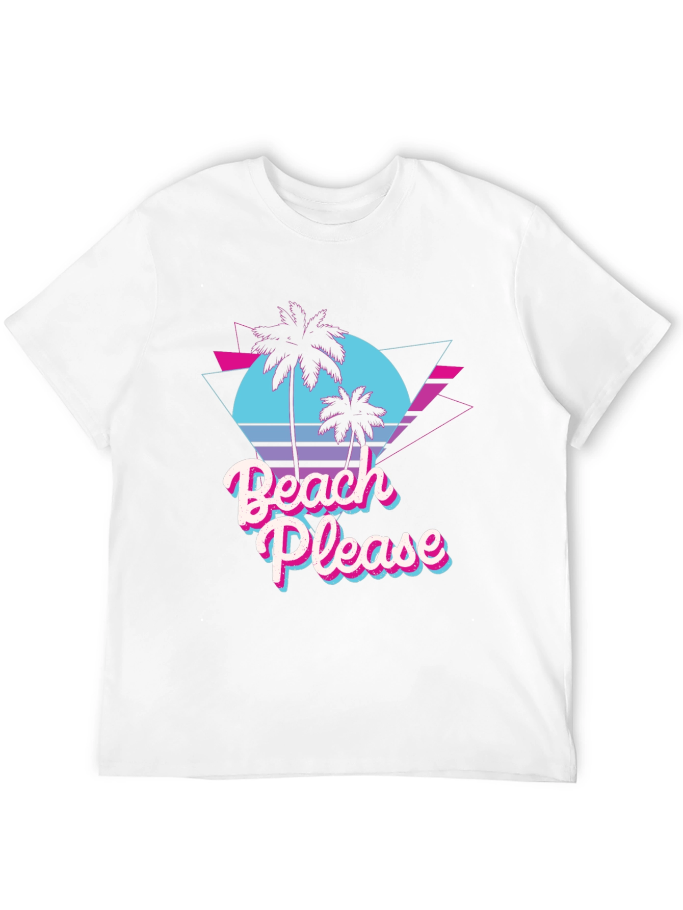 Beach Please Retro Graphic T-Shirt