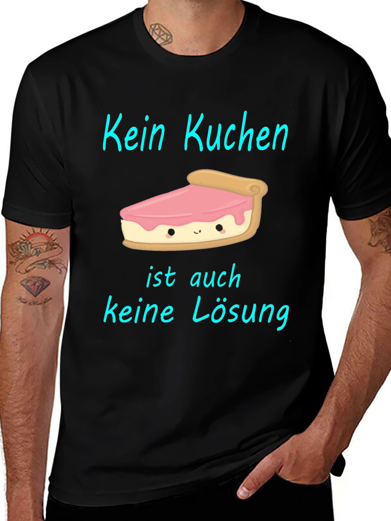 Kein Kuchen T-Shirt: Cake Slice Humor Tee