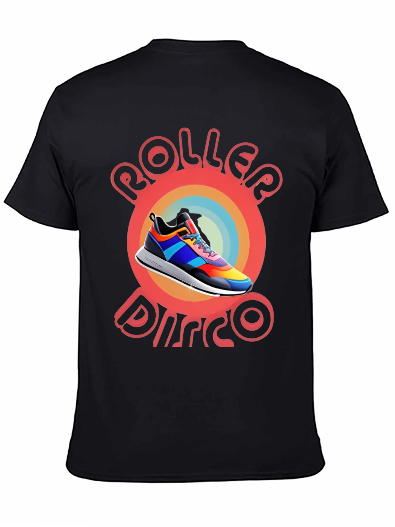 Roller Disco Graphic Tee - Retro Skate Style