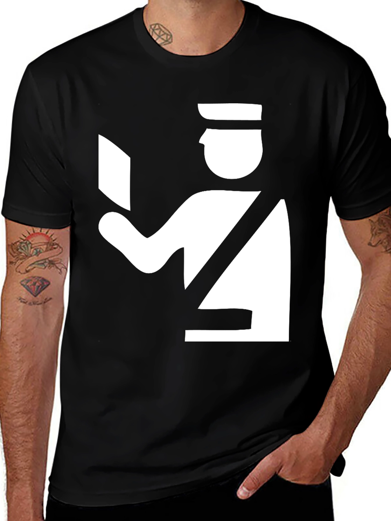 Customs Officer Graphic T-Shirt
