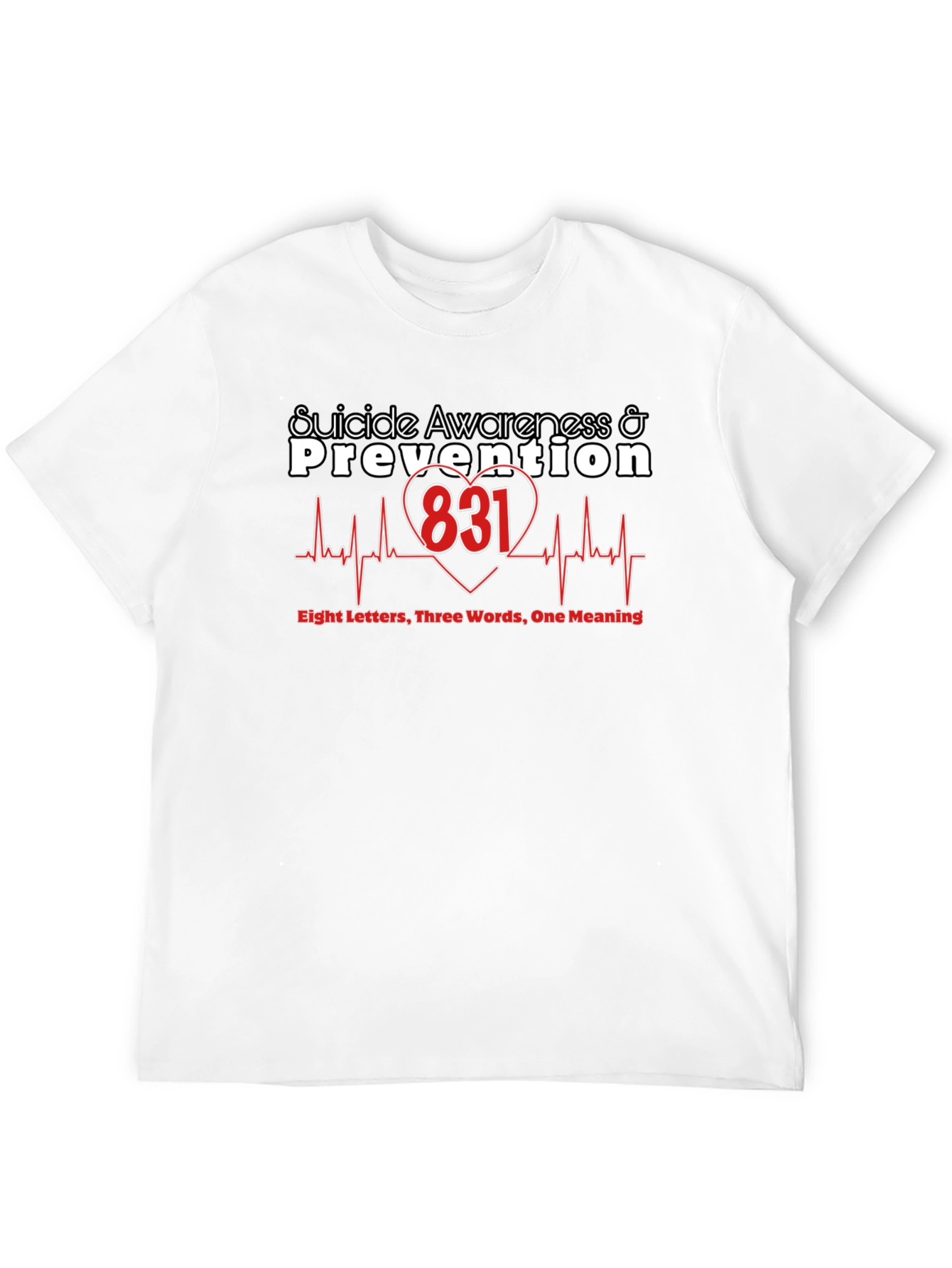 Suicide Awareness & Prevention Black T-Shirt
