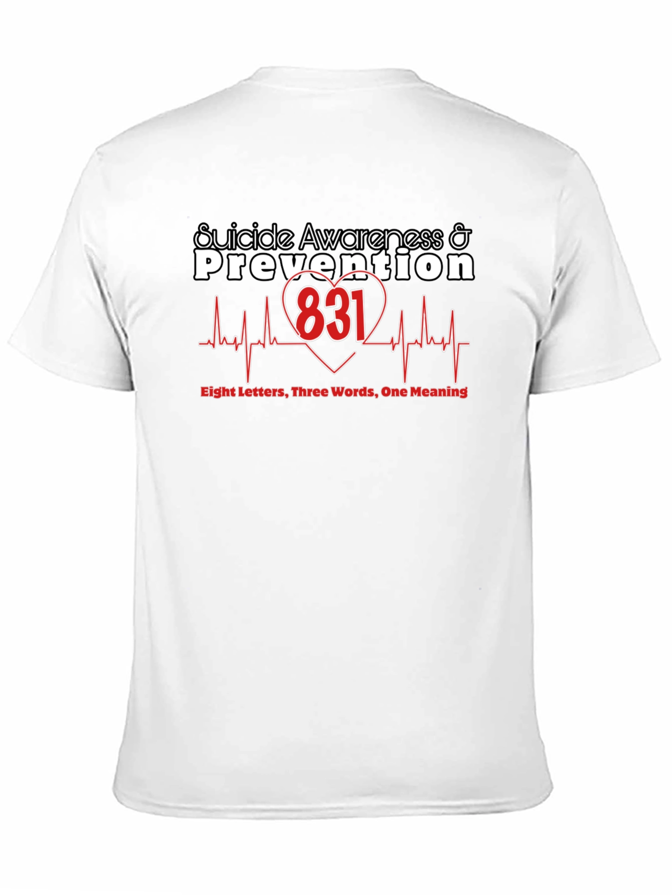 Suicide Awareness & Prevention Black T-Shirt