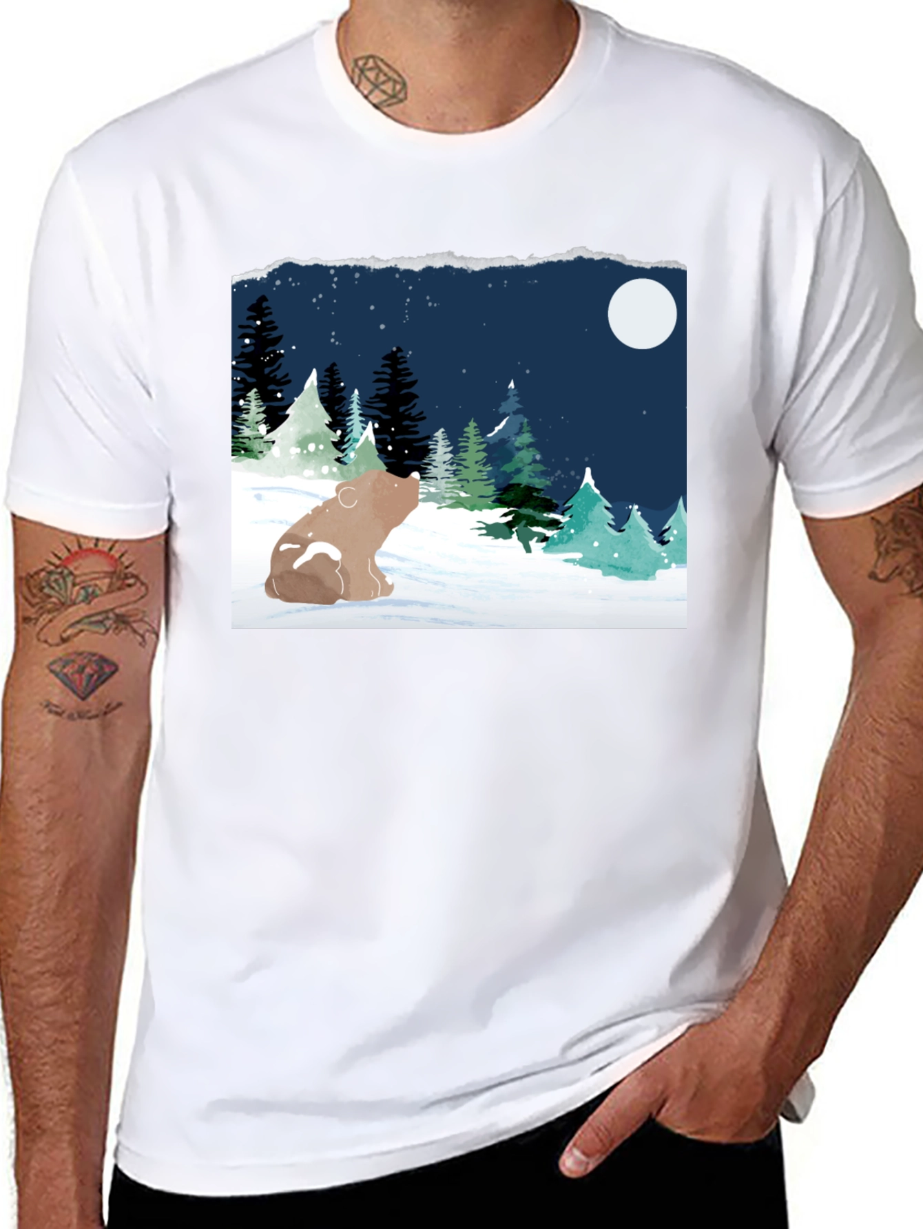 Winter Bear Graphic Tee