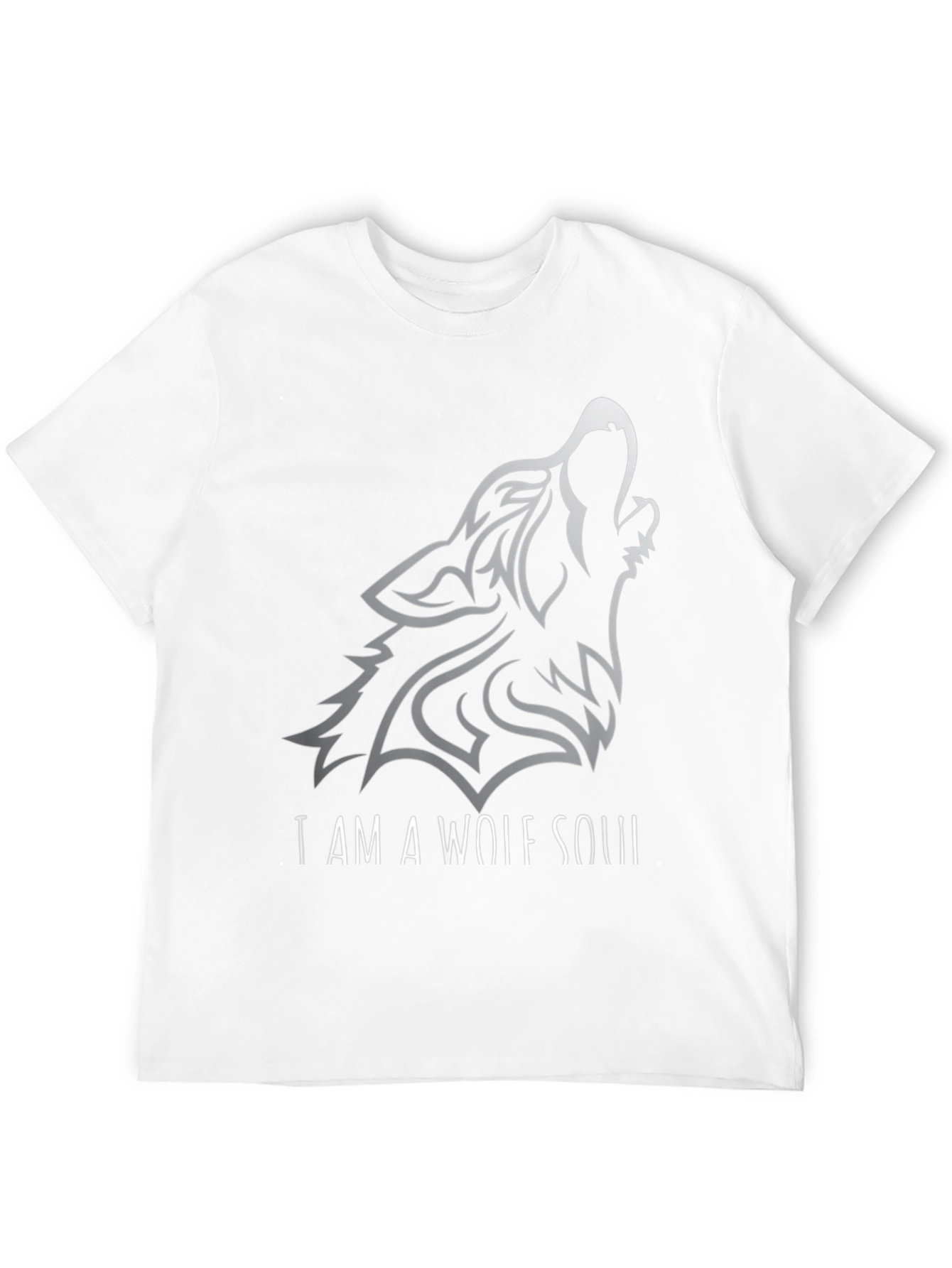 Wolf Soul Graphic Tee - Mens Black T-Shirt