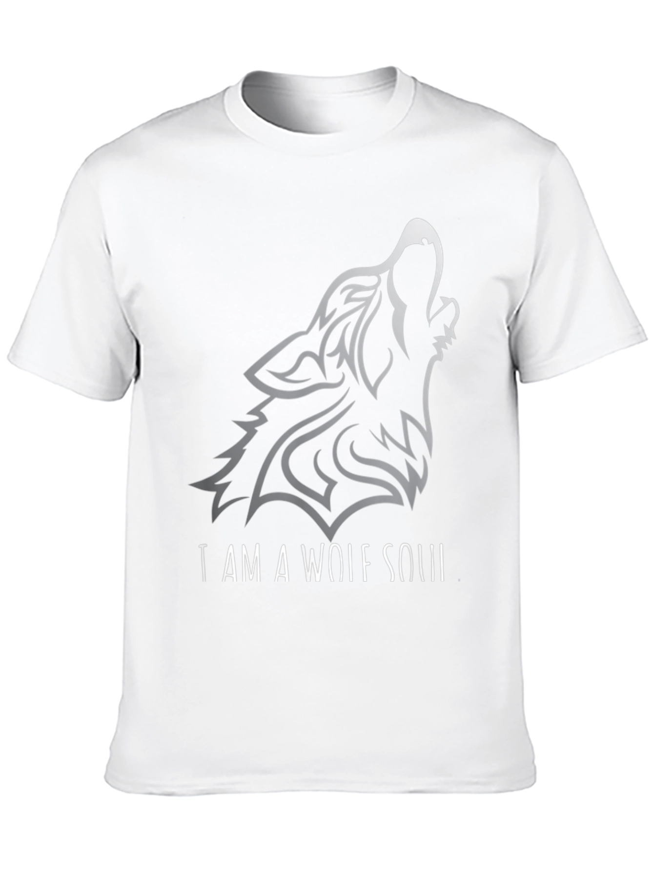 Wolf Soul Graphic Tee - Mens Black T-Shirt