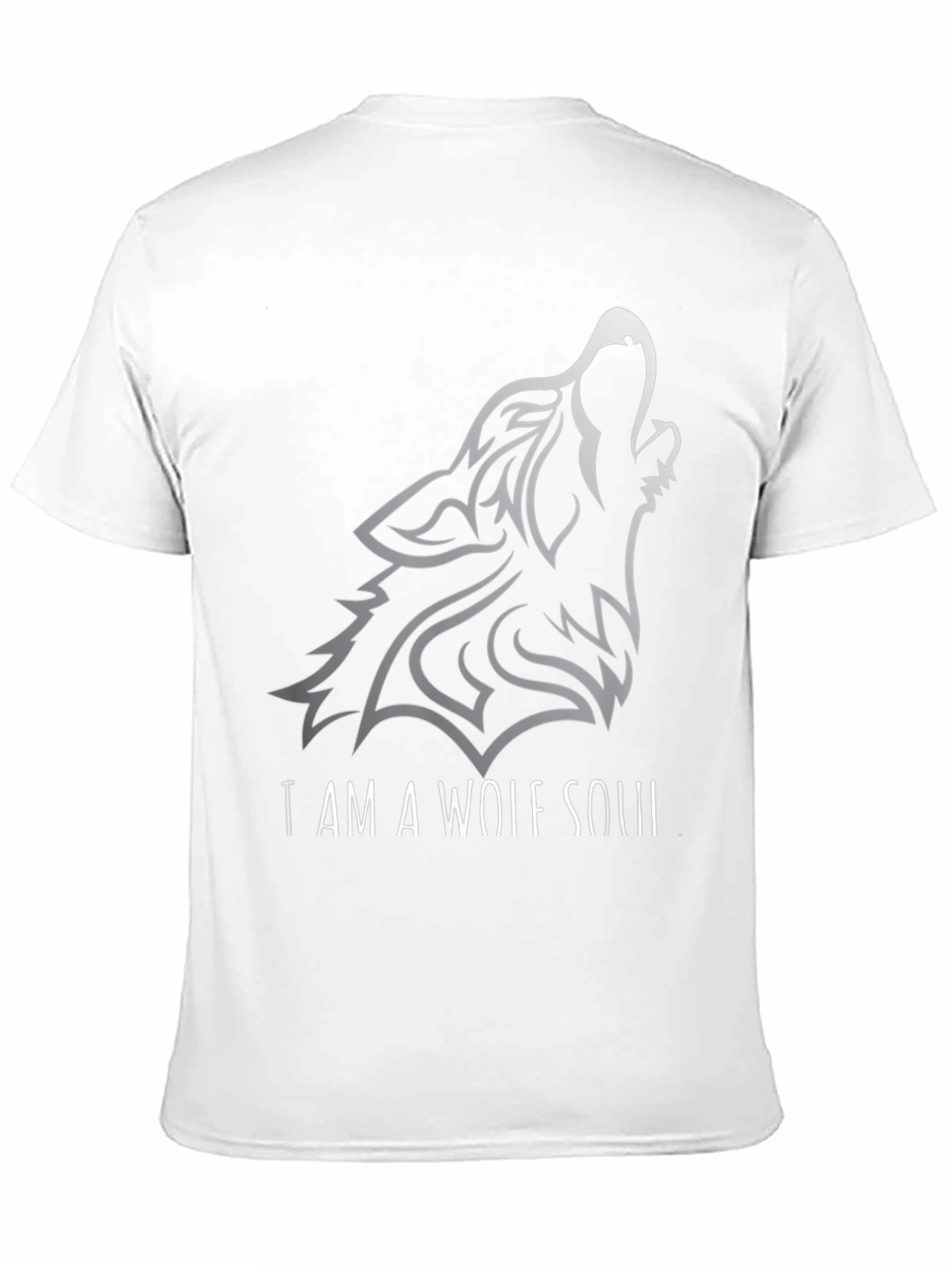 Wolf Soul Graphic Tee - Mens Black T-Shirt