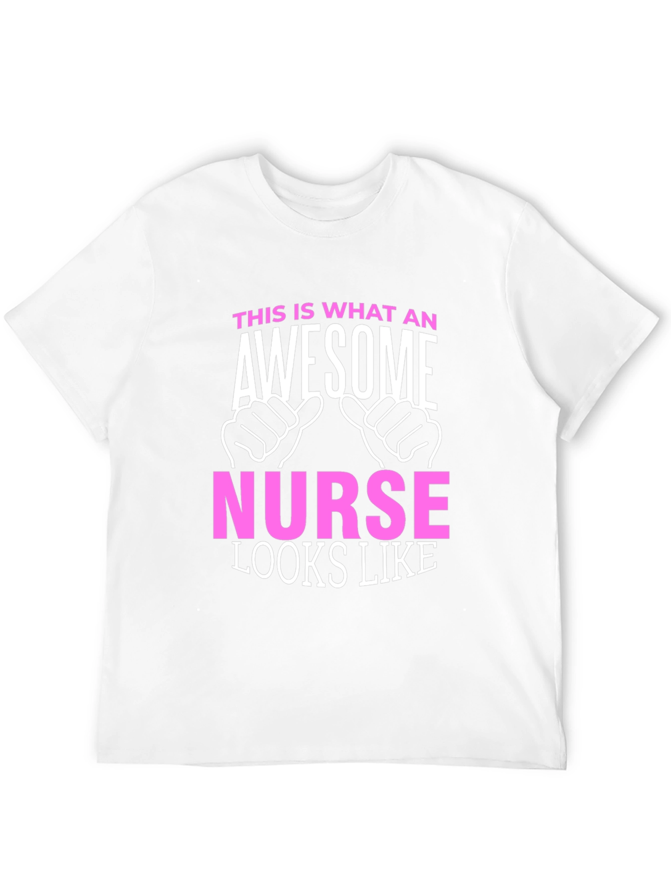 Awesome Nurse Graphic T-Shirt - Black