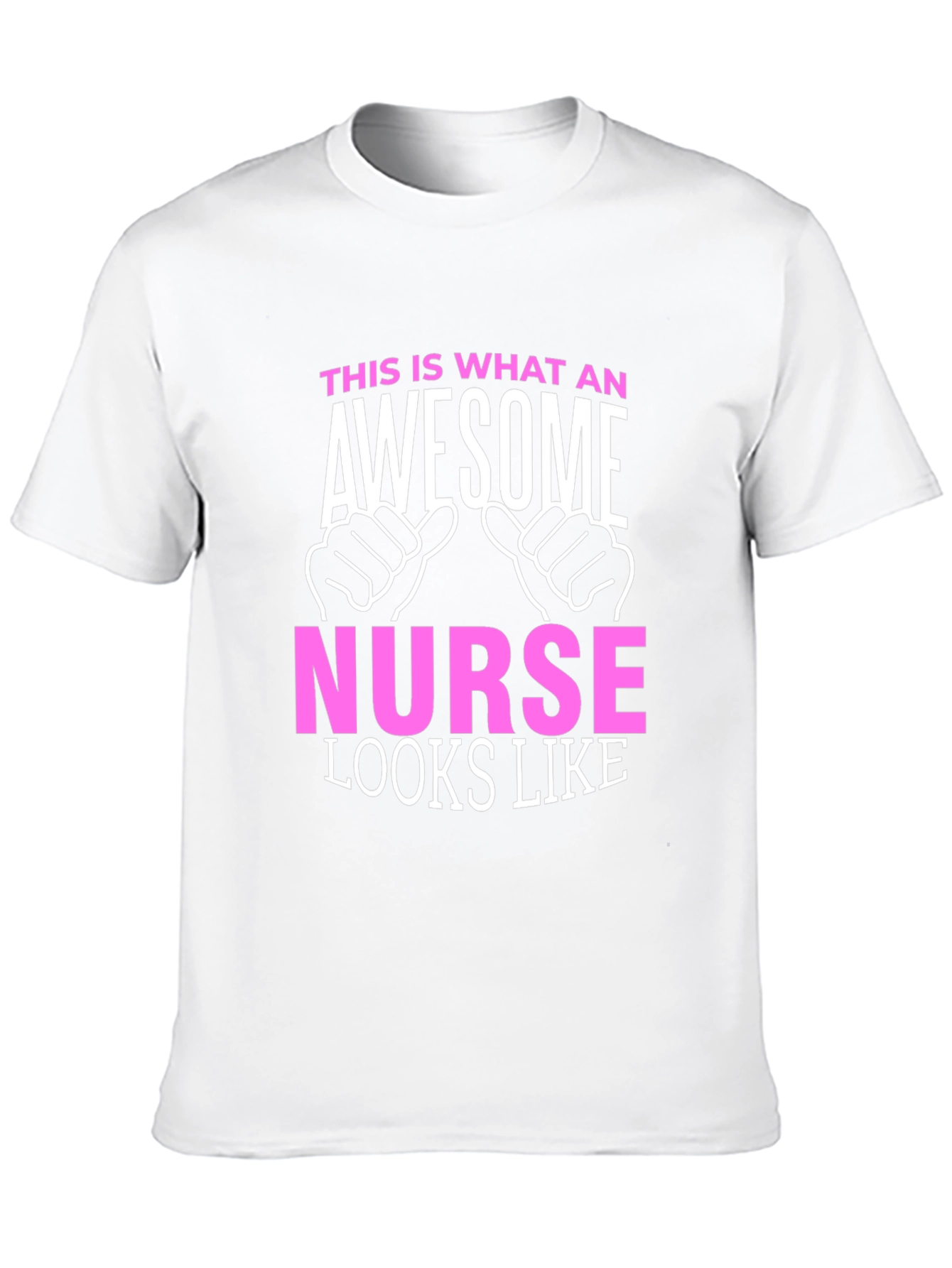 Awesome Nurse Graphic T-Shirt - Black