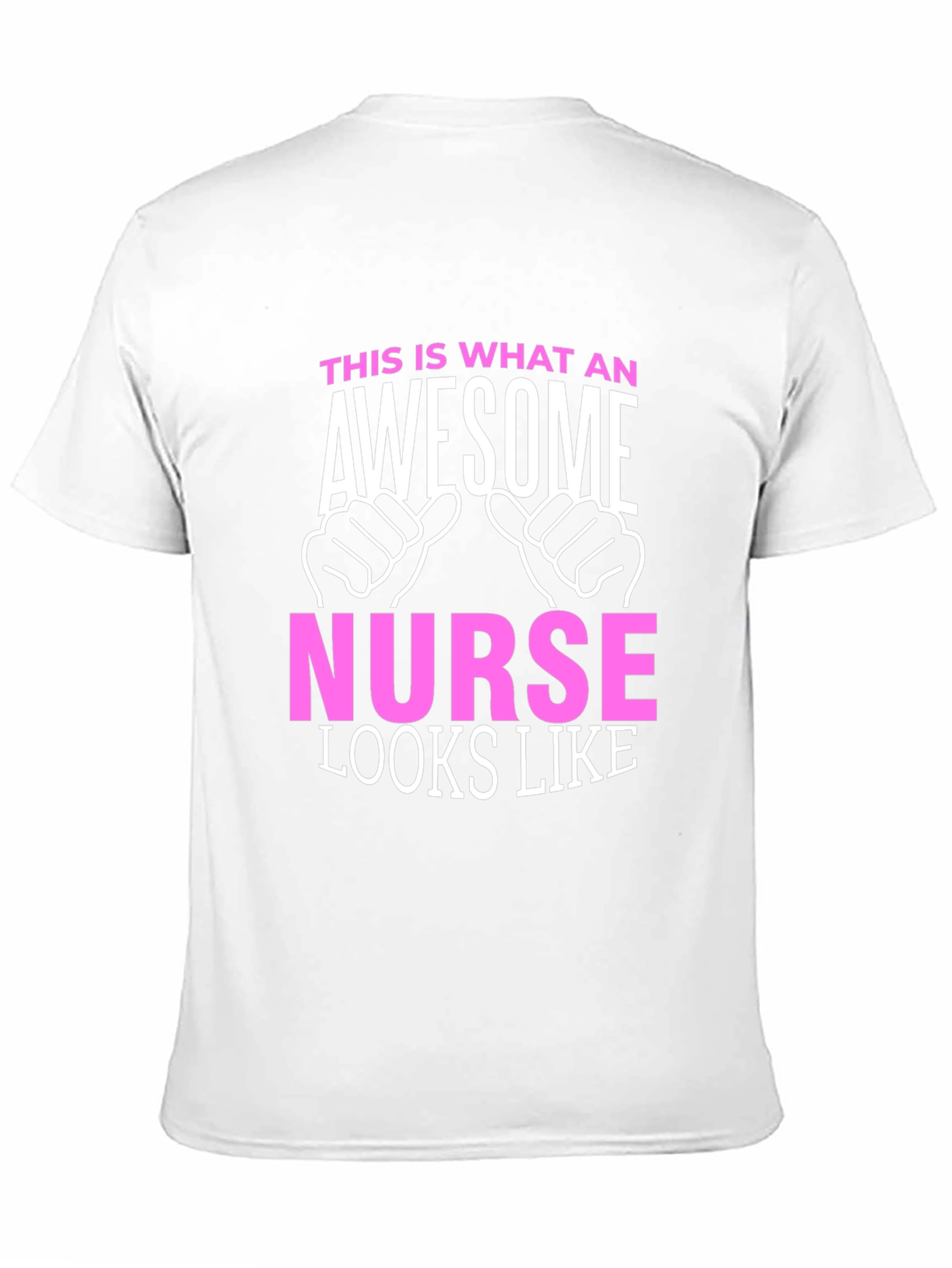 Awesome Nurse Graphic T-Shirt - Black